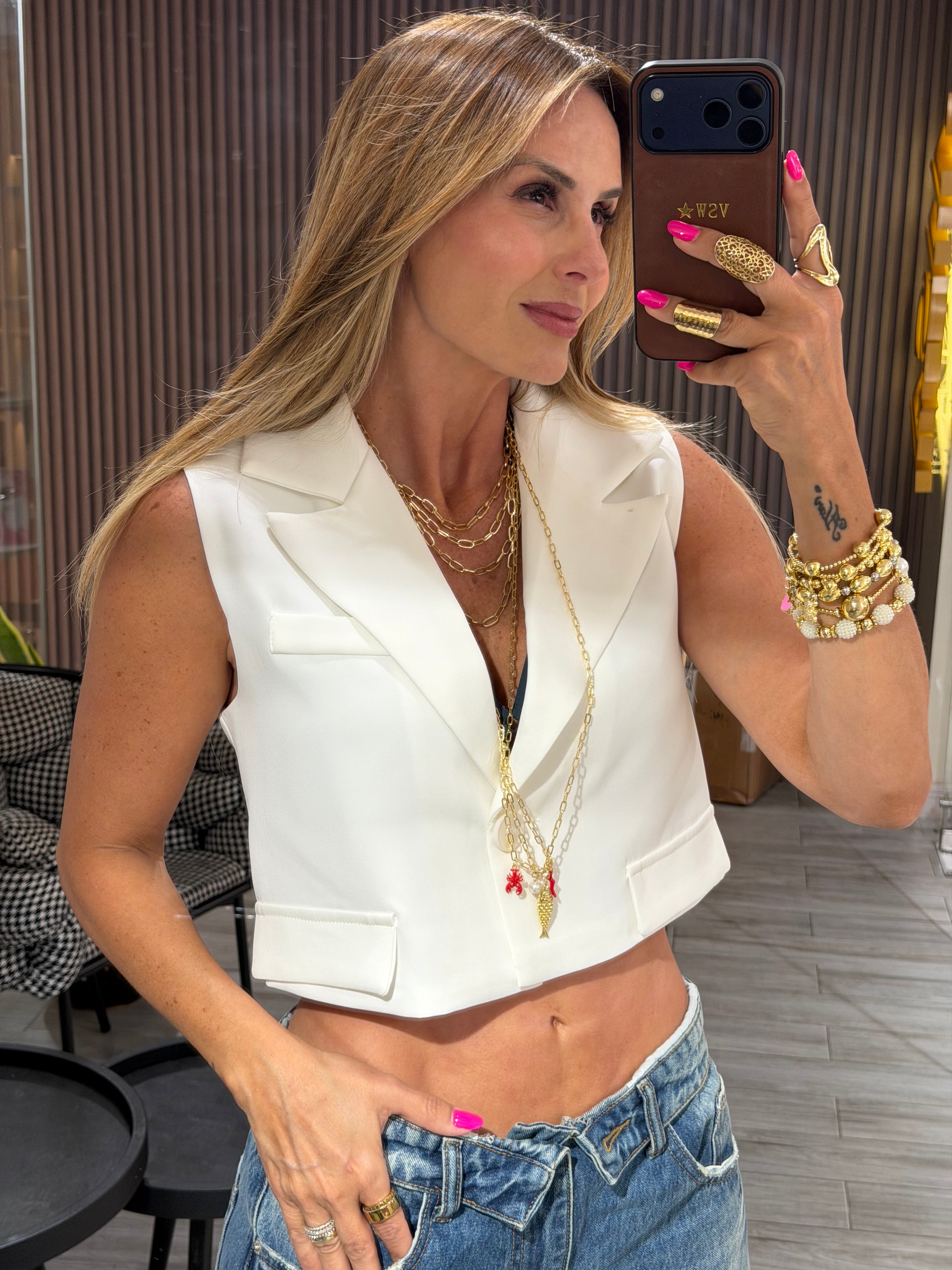Crop Blazer V