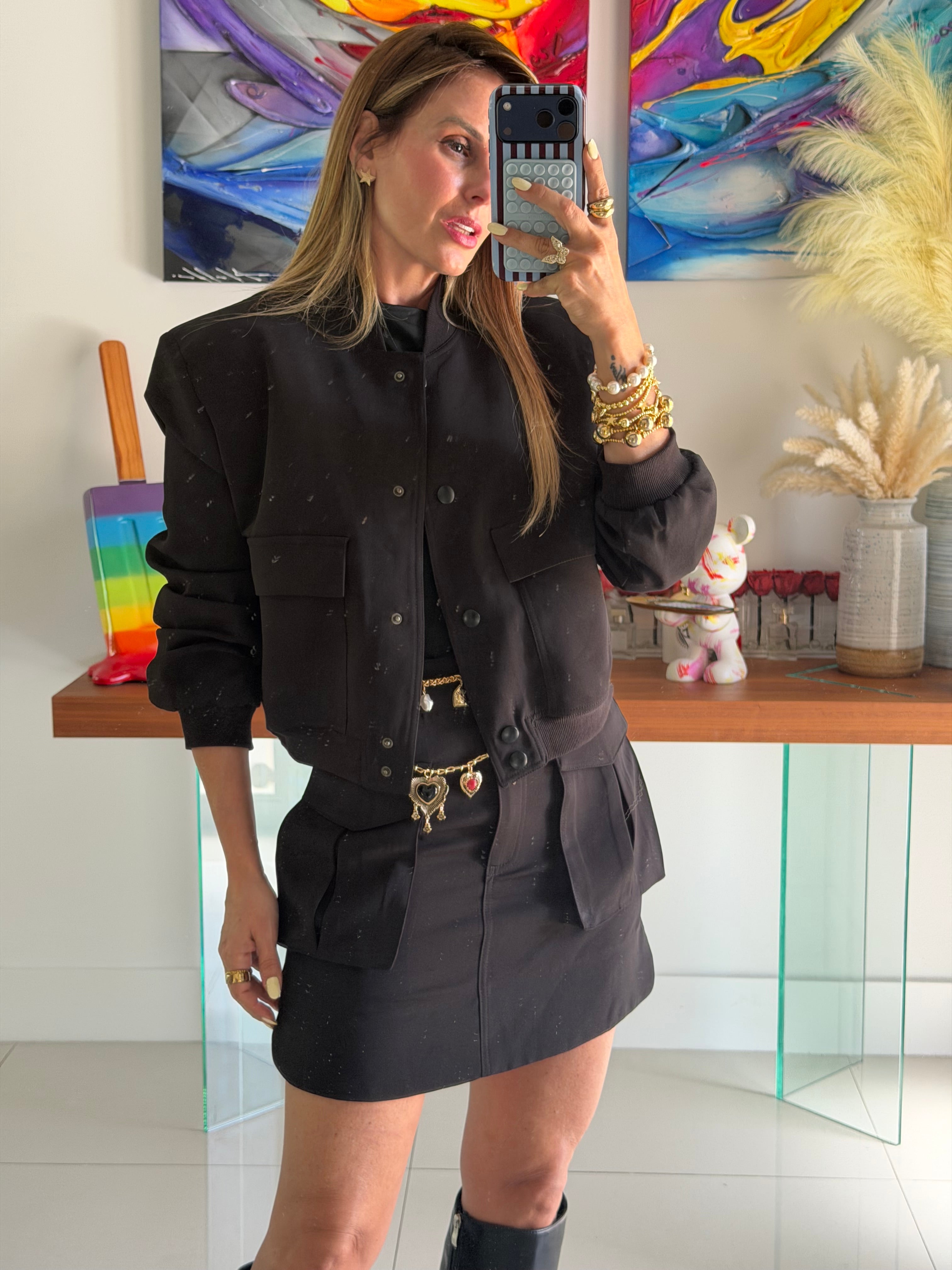 Set Bomber Skirt 8