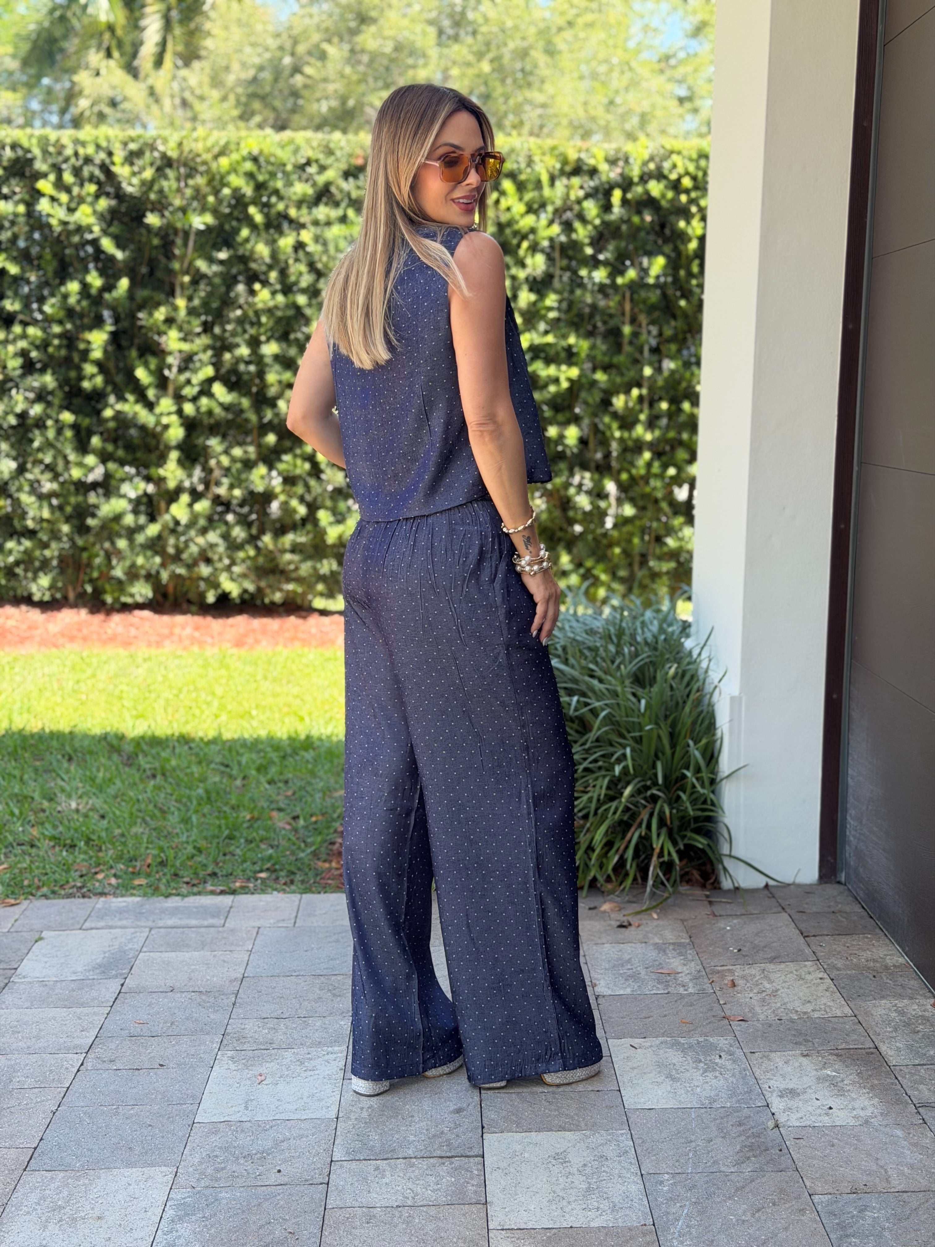 Set Polka Navy