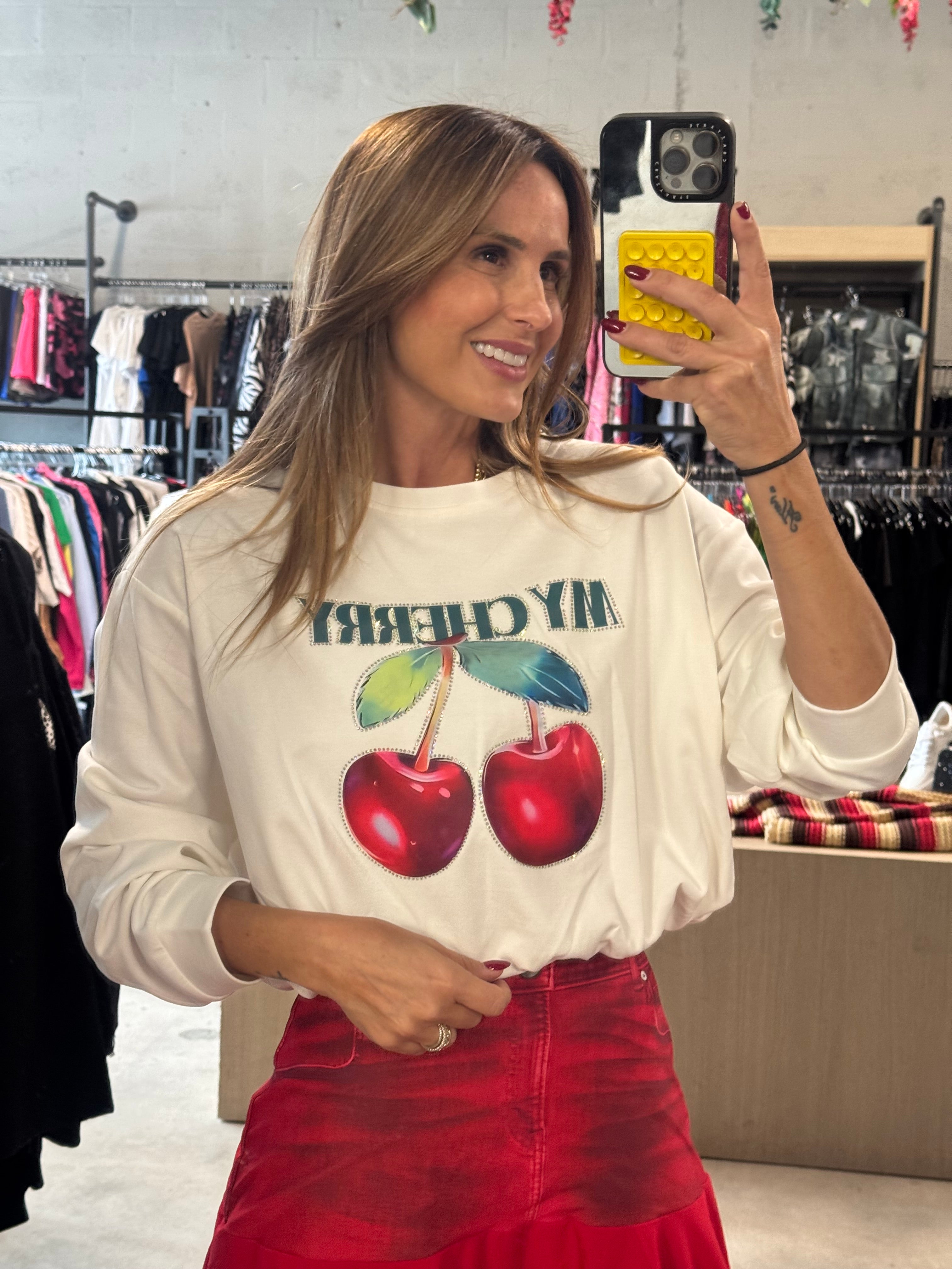 Sweater Crop My Cherry
