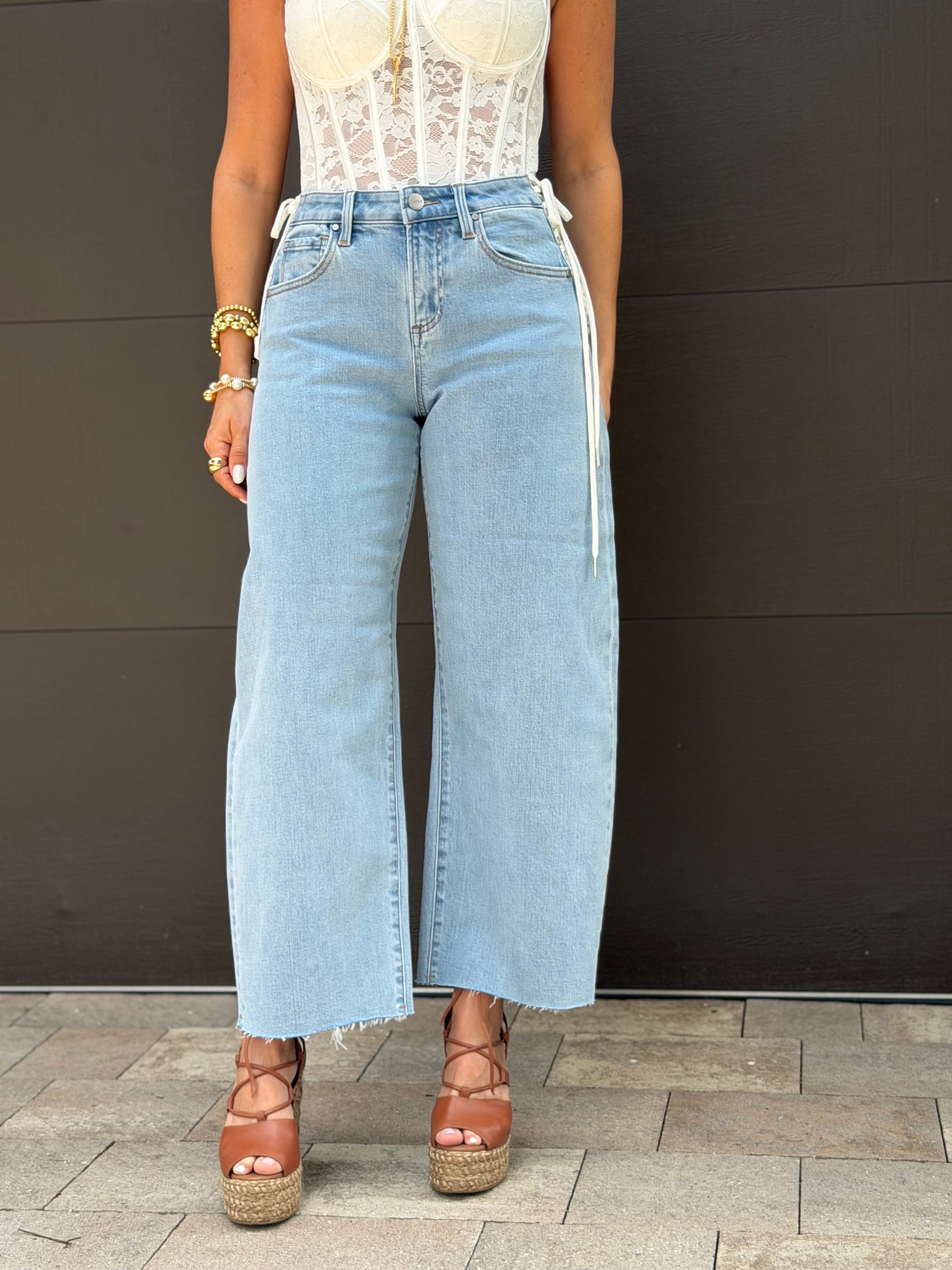 Jeans trenza