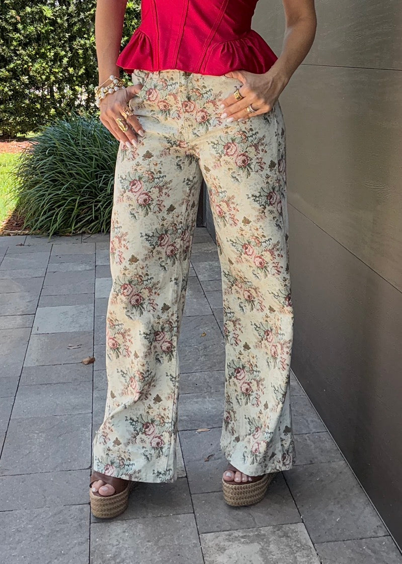 Jeans Floral wow