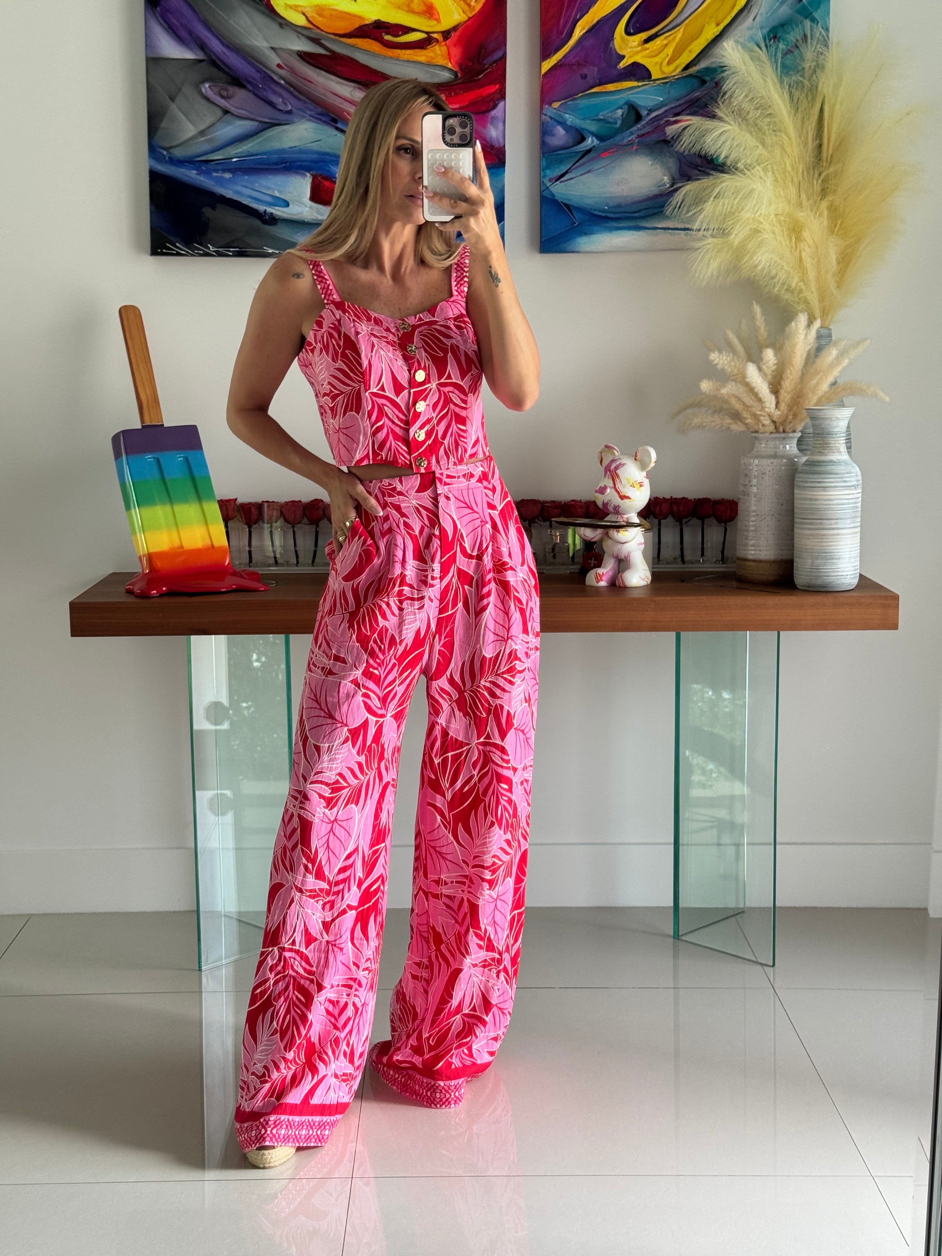 Set Pink Red