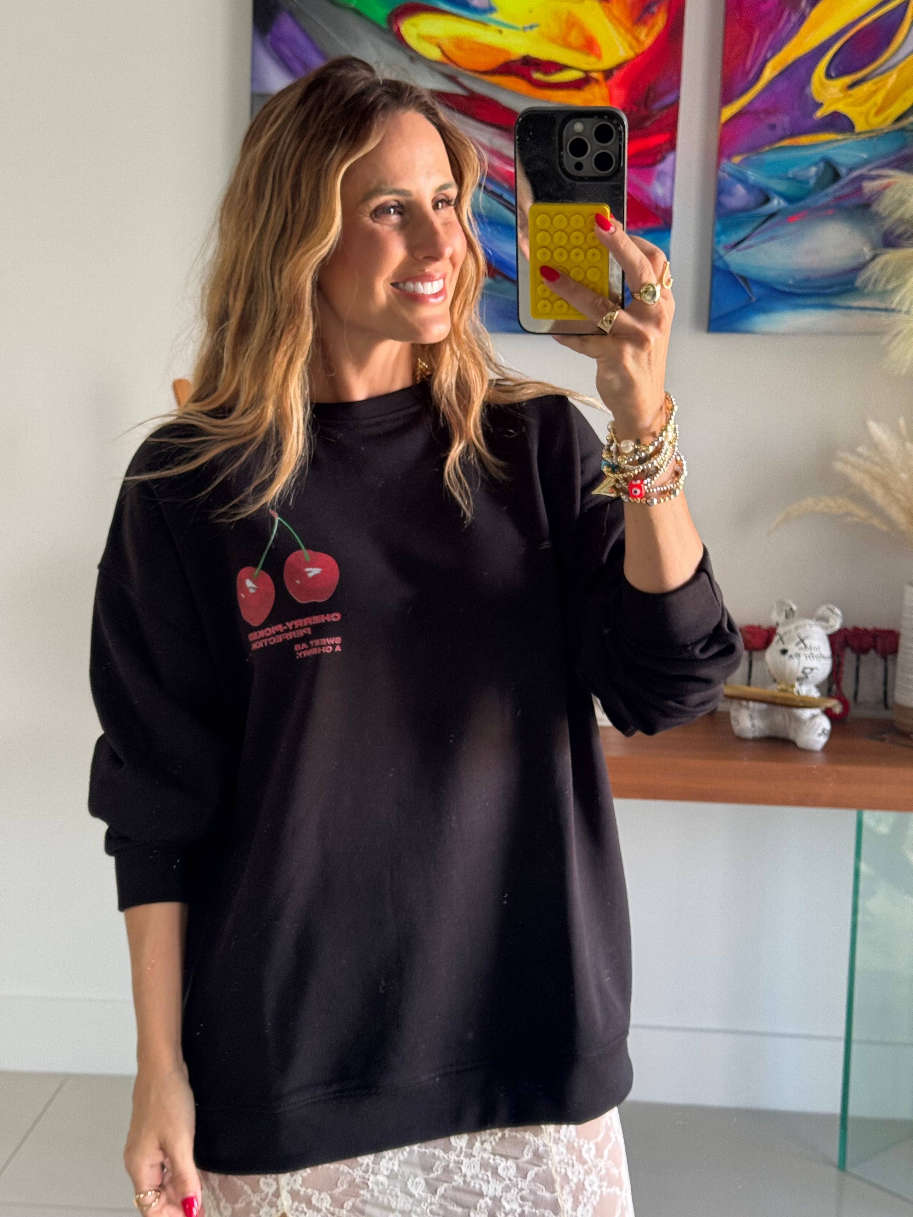 Sweater Cherry Love