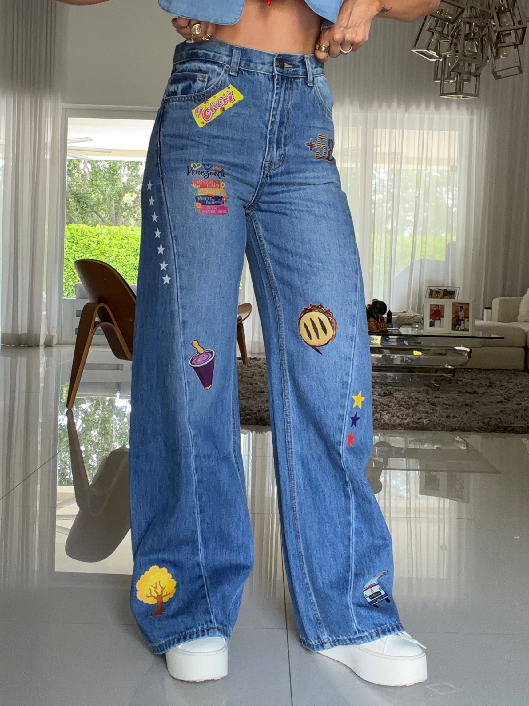 Jeans L8 sticker
