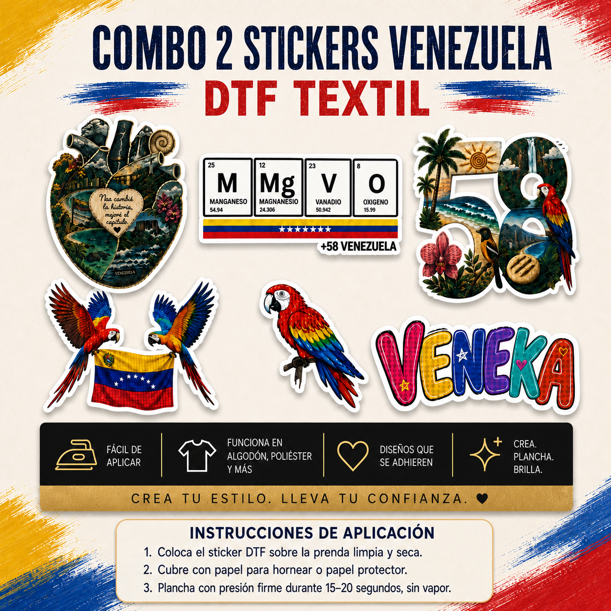 Sticker Combo Venezuela