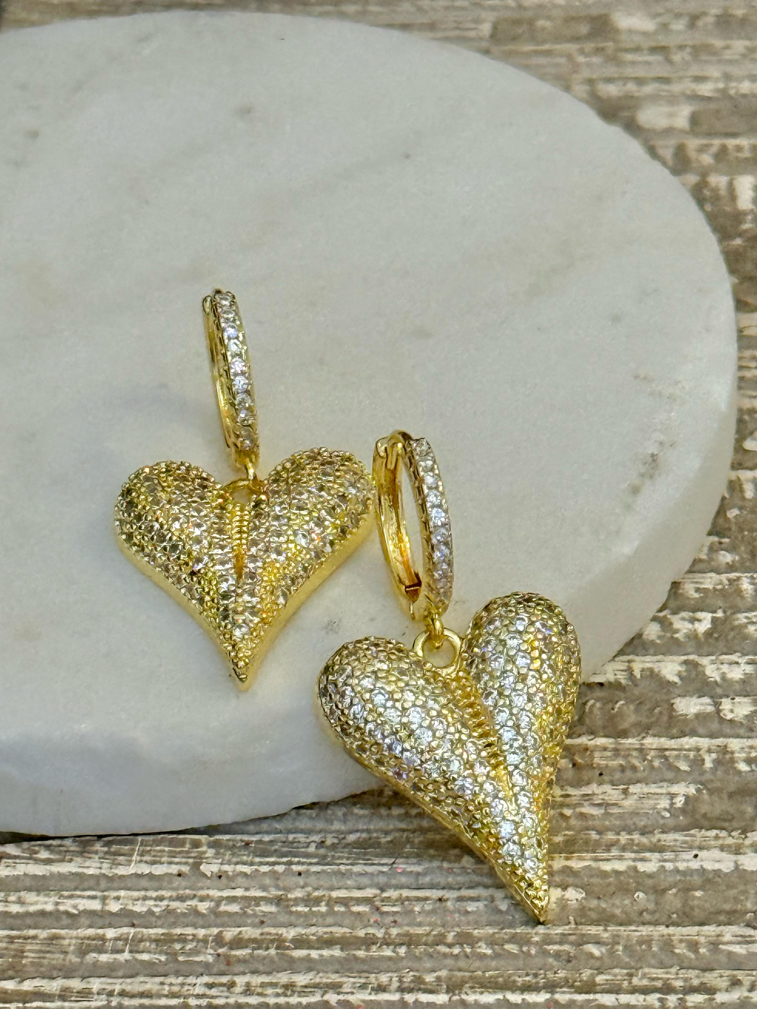 Zarcillos Corazón Glow