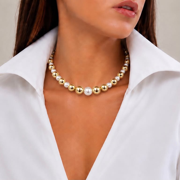 Choker Balin Pearl
