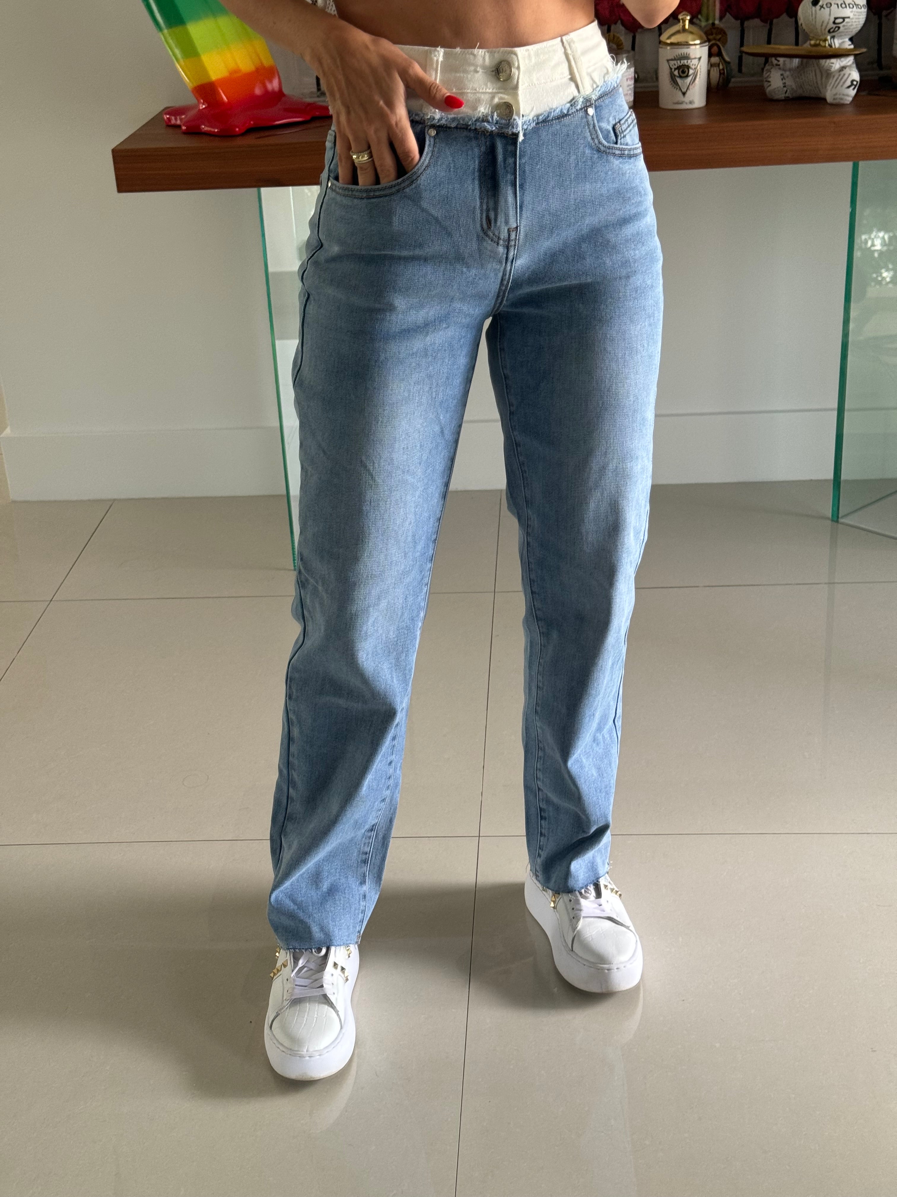 Jeans White Send