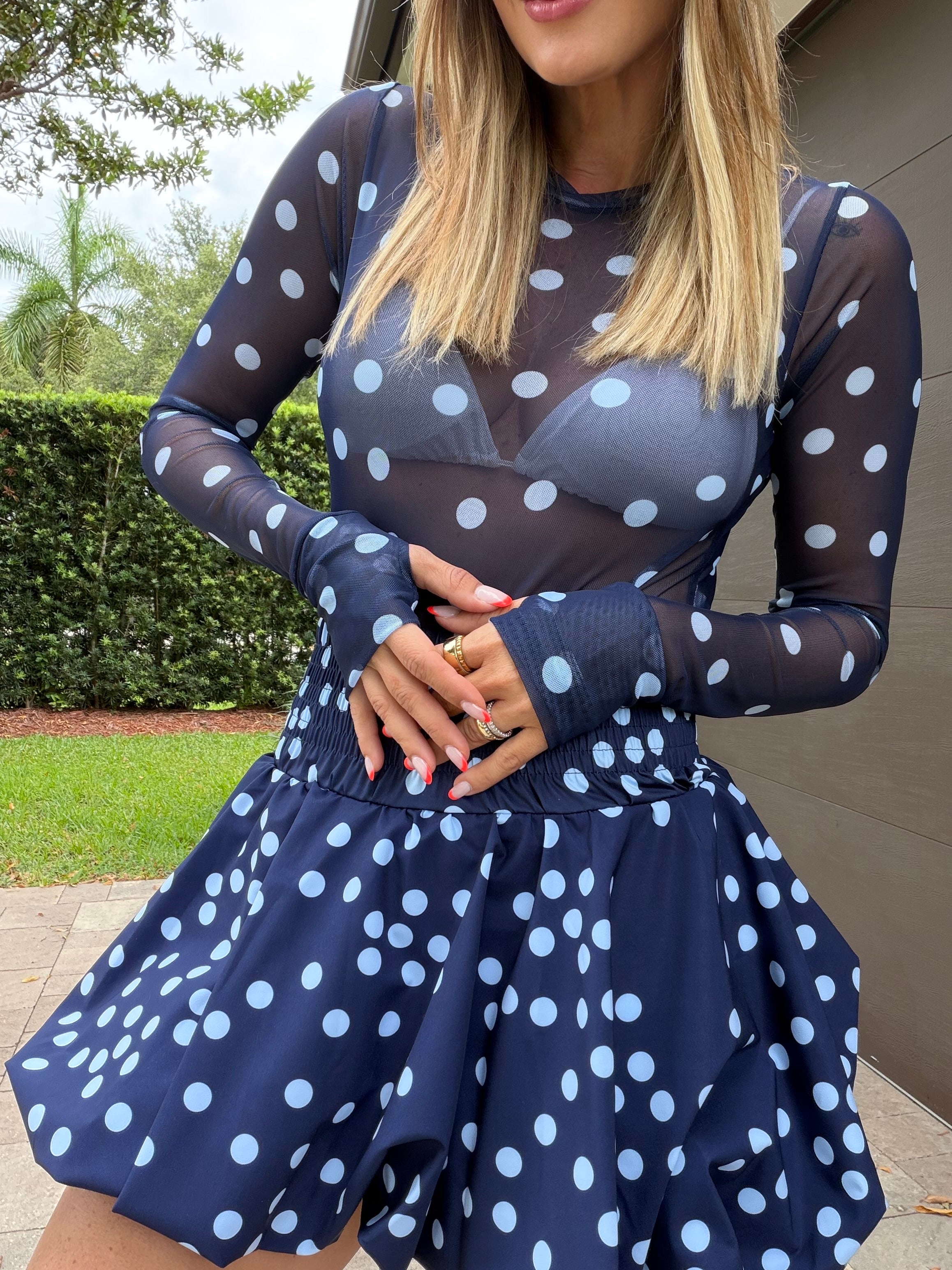 Bodysuit VSW Polka 90 (pre orden negro y beige)
