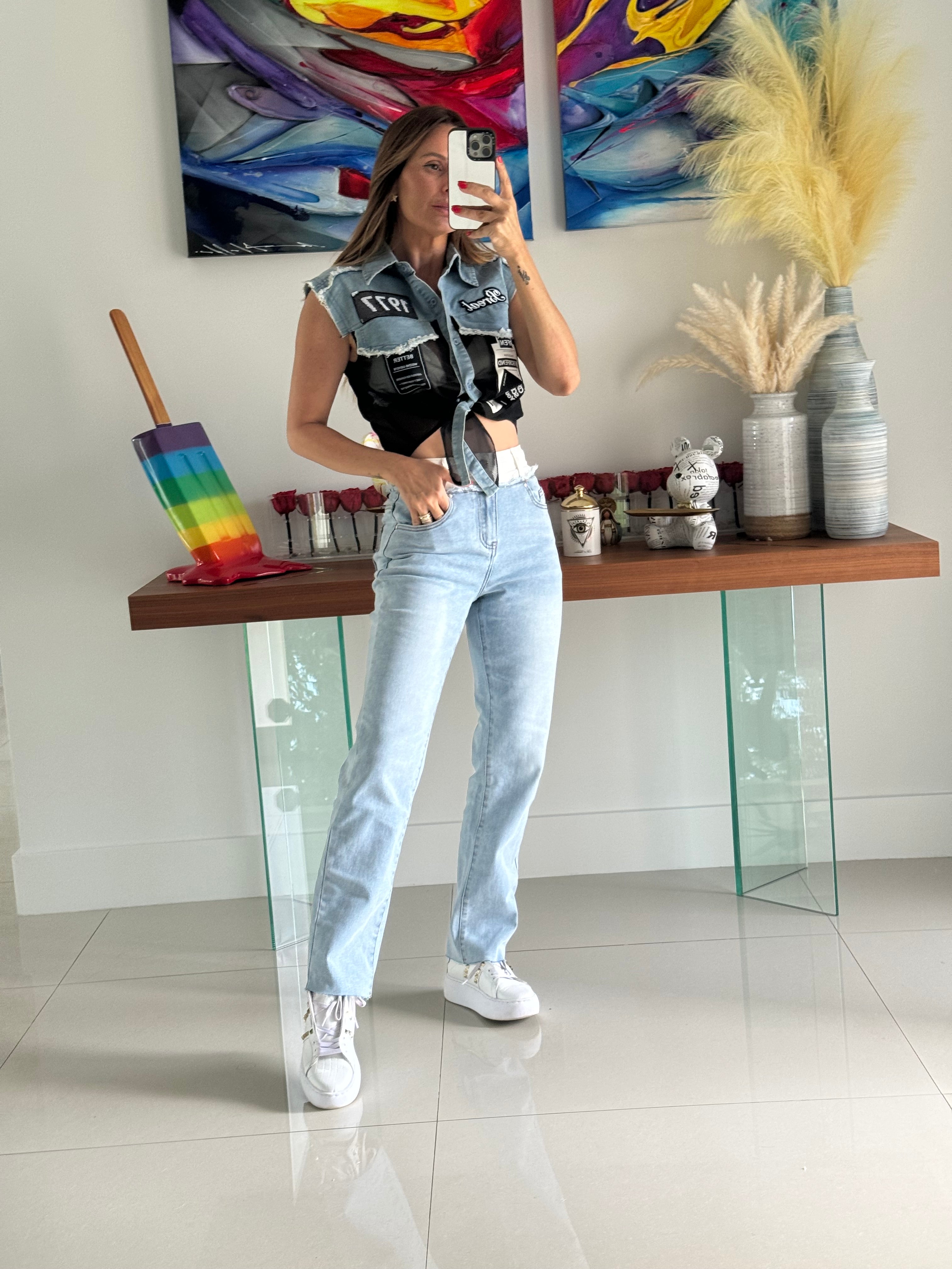 Jeans White Send