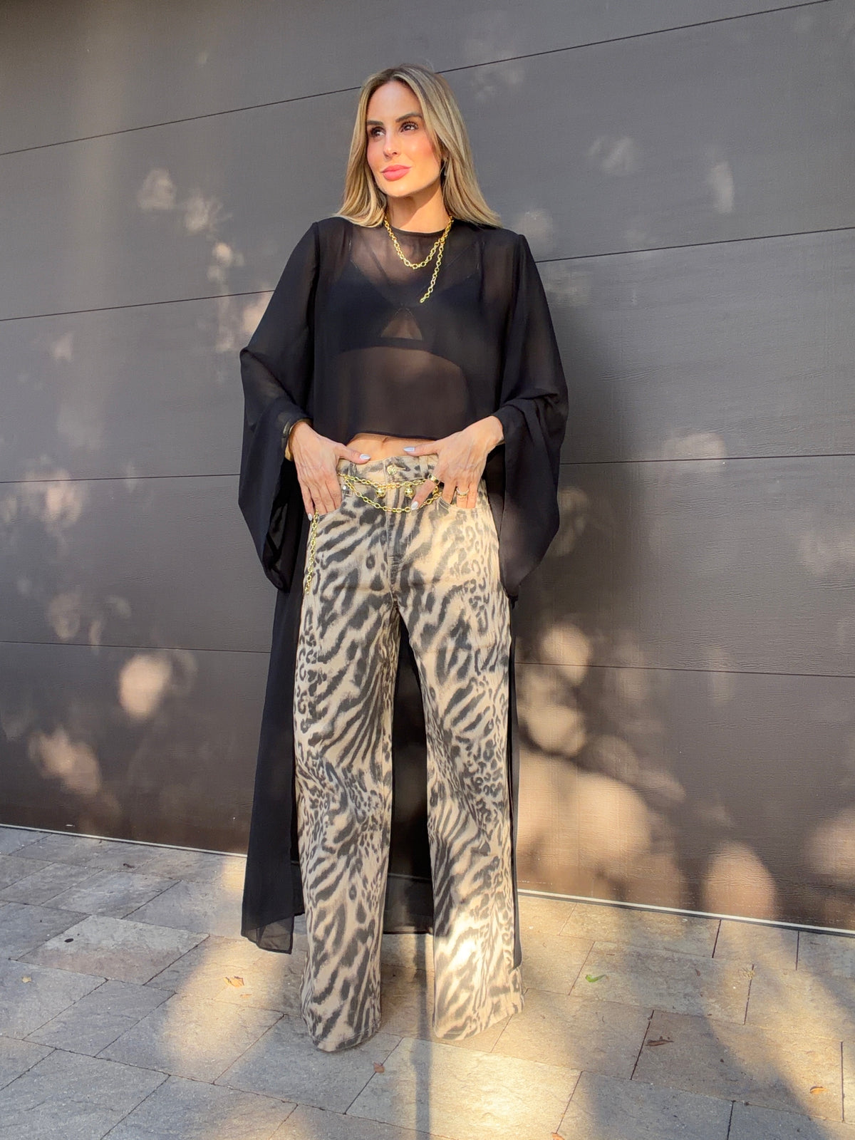 Jeans Zebra Cream