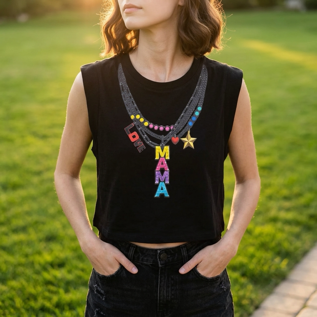 Shirt Crop Mamá