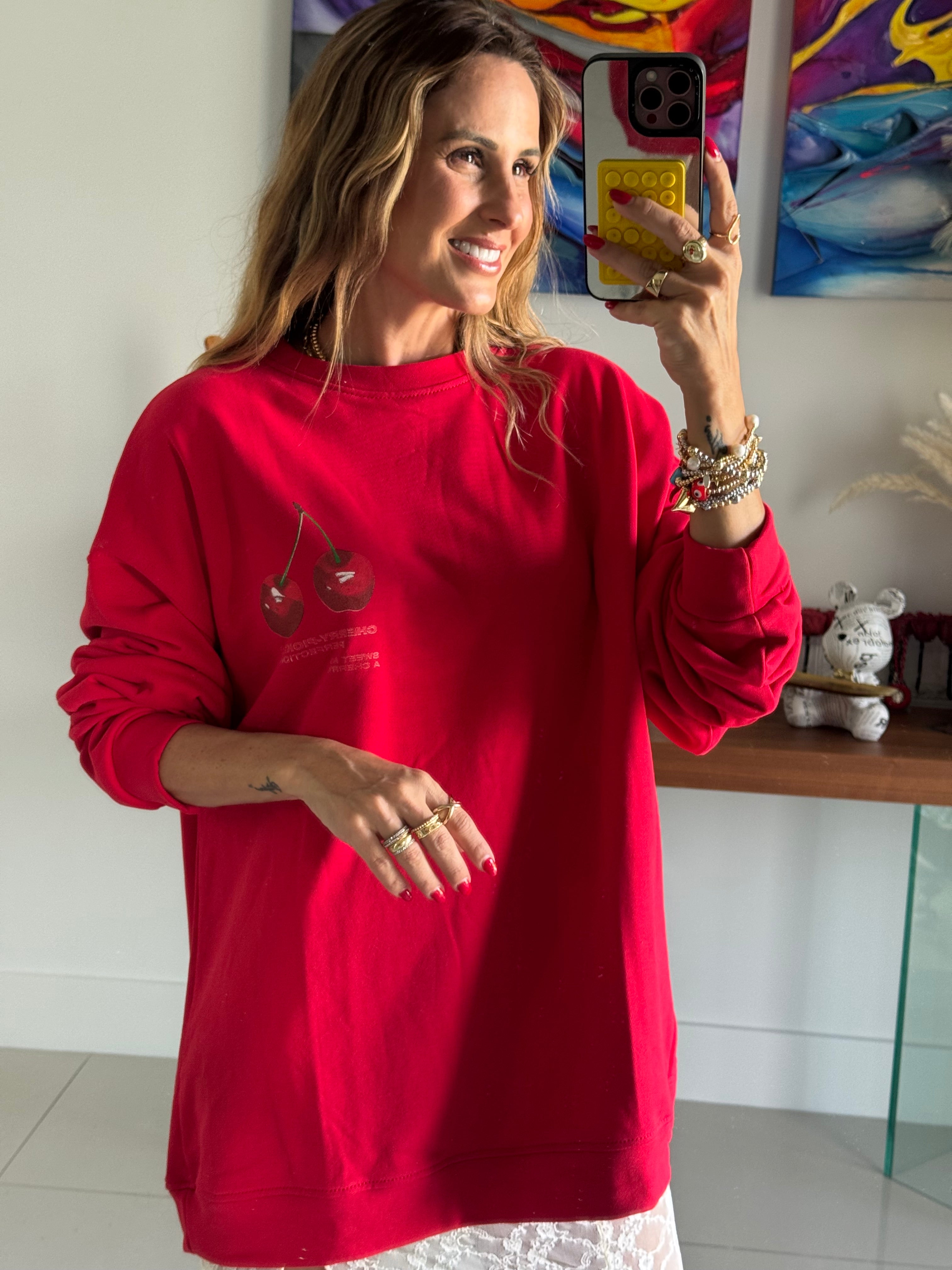 Sweater Cherry Love