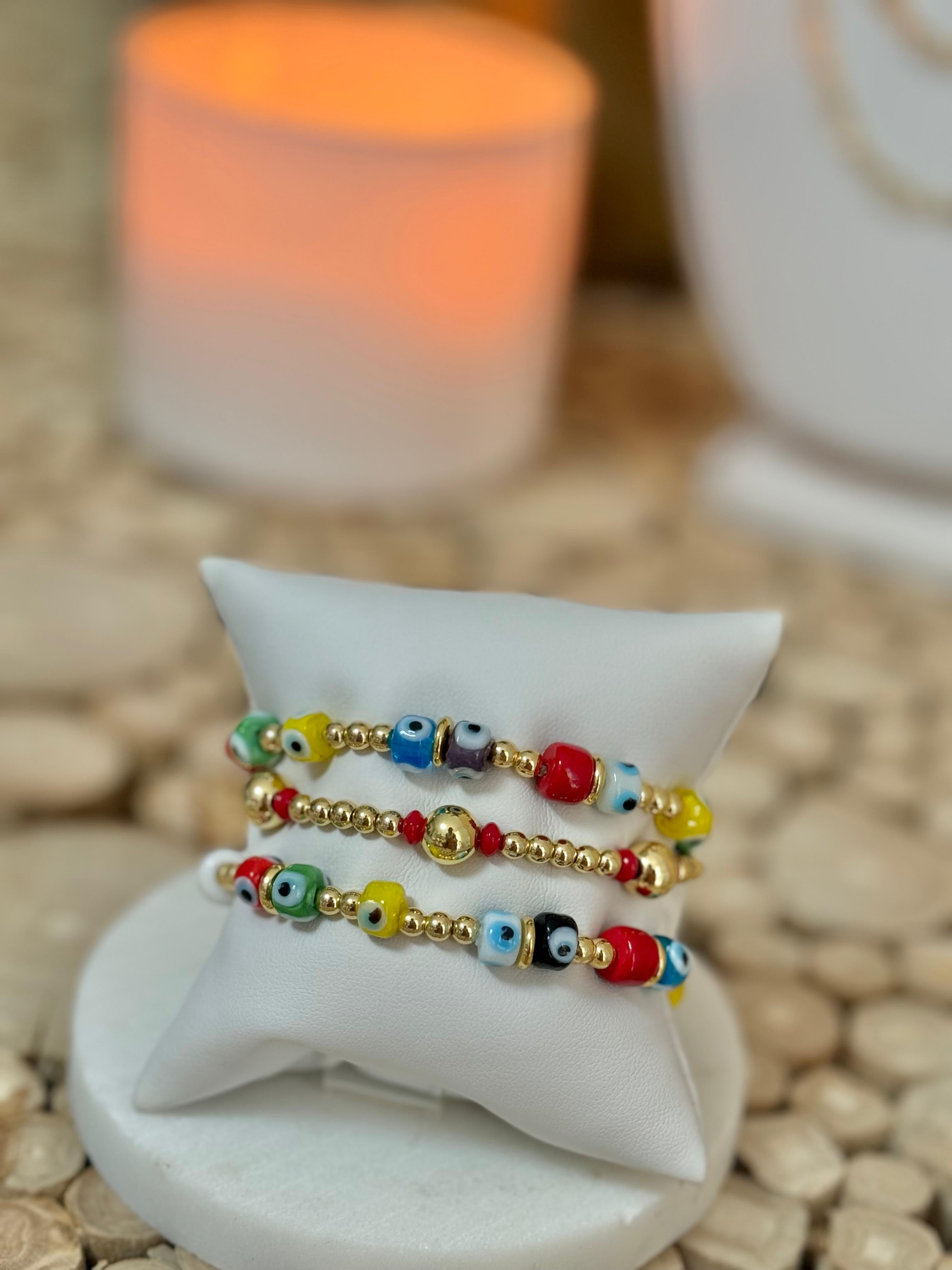 Pulsera Multicolor set 3 piezas