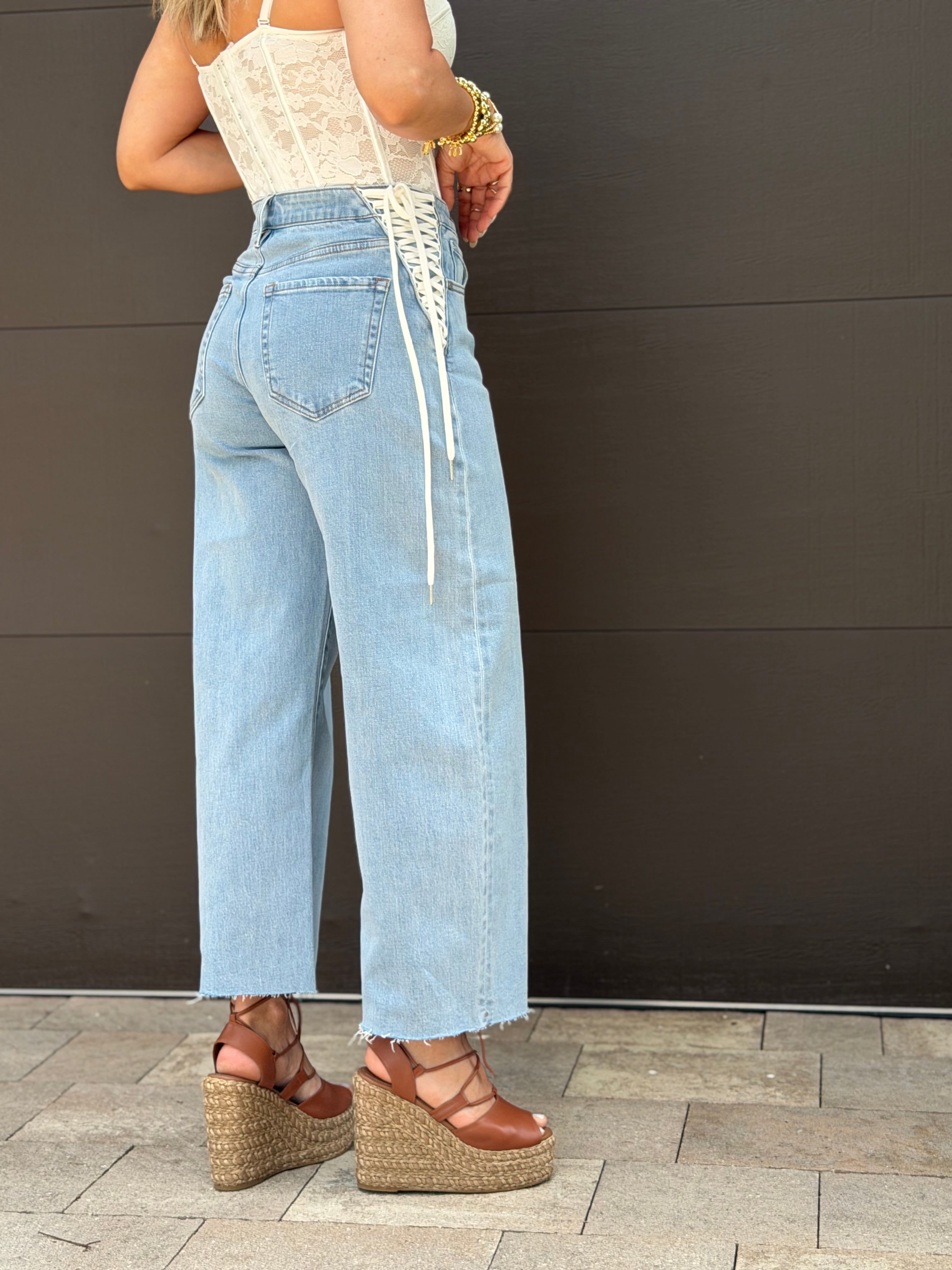Jeans trenza