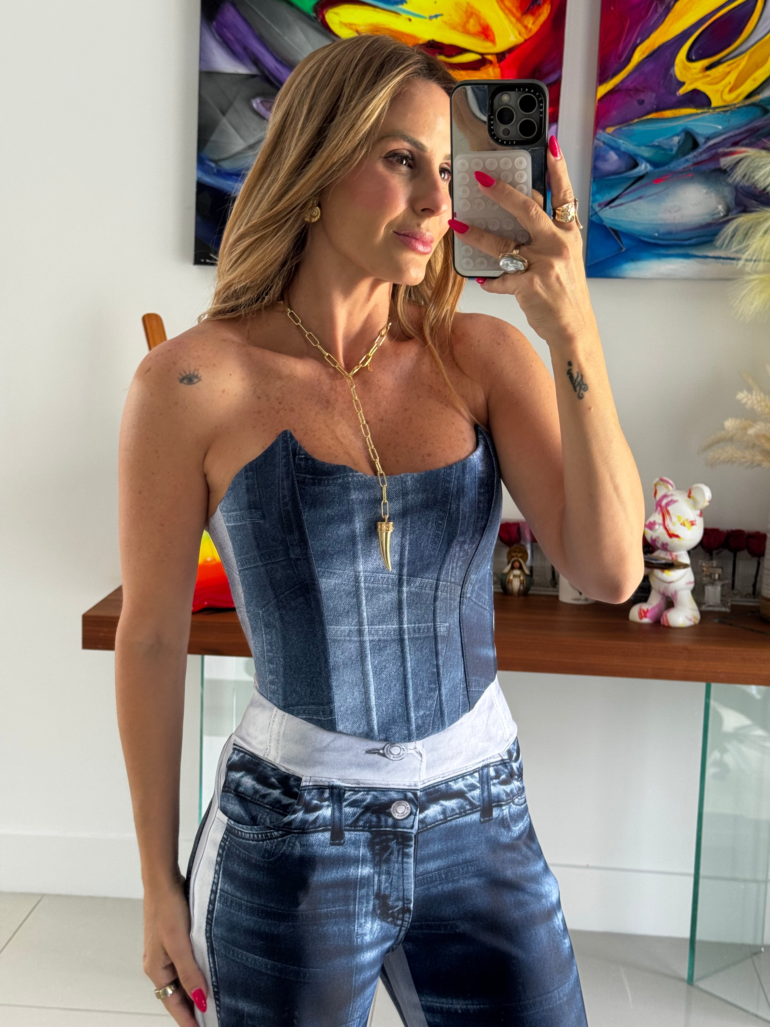 Set VSW Corset Denim 50