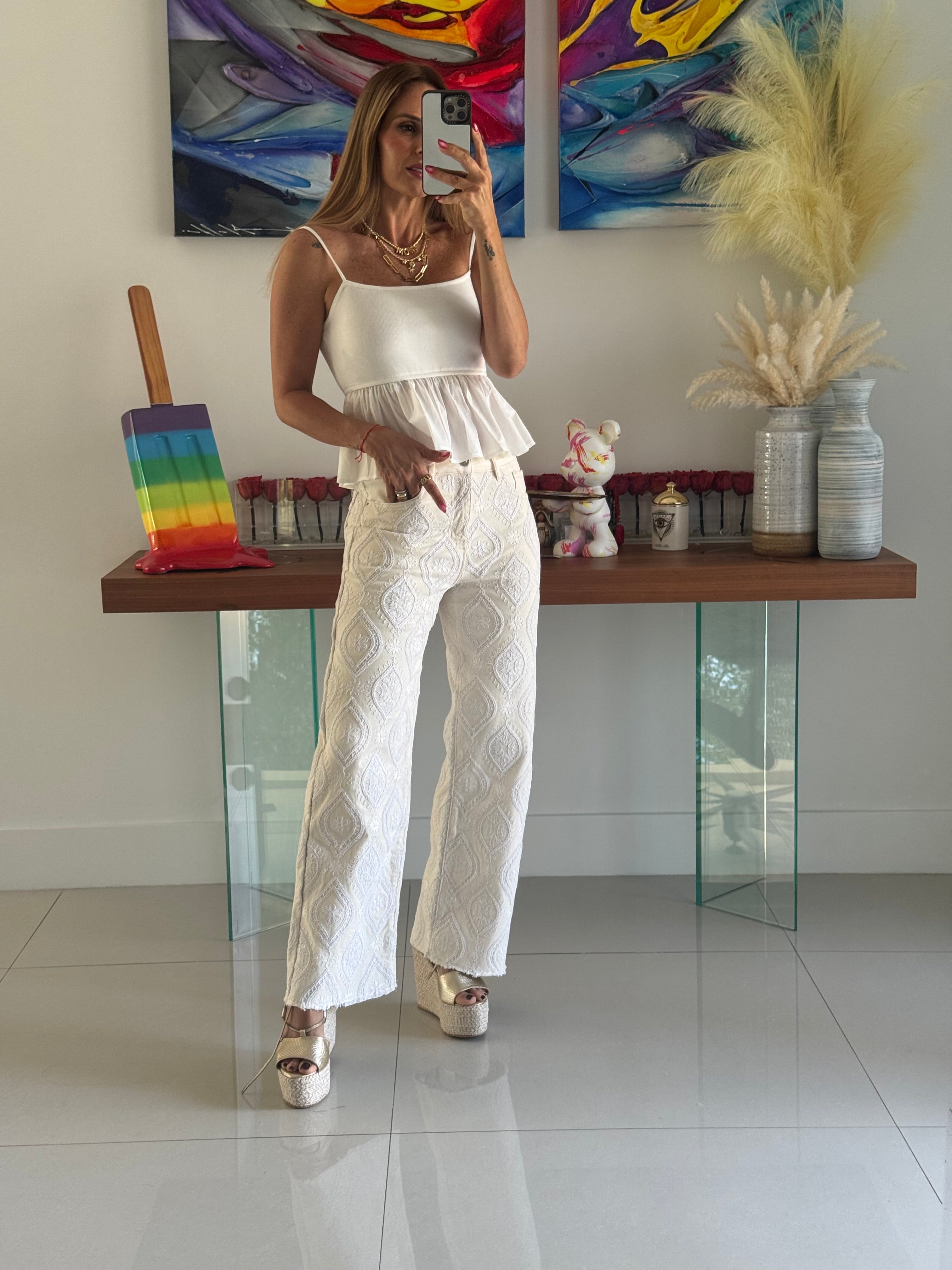 Jeans Boho Beige