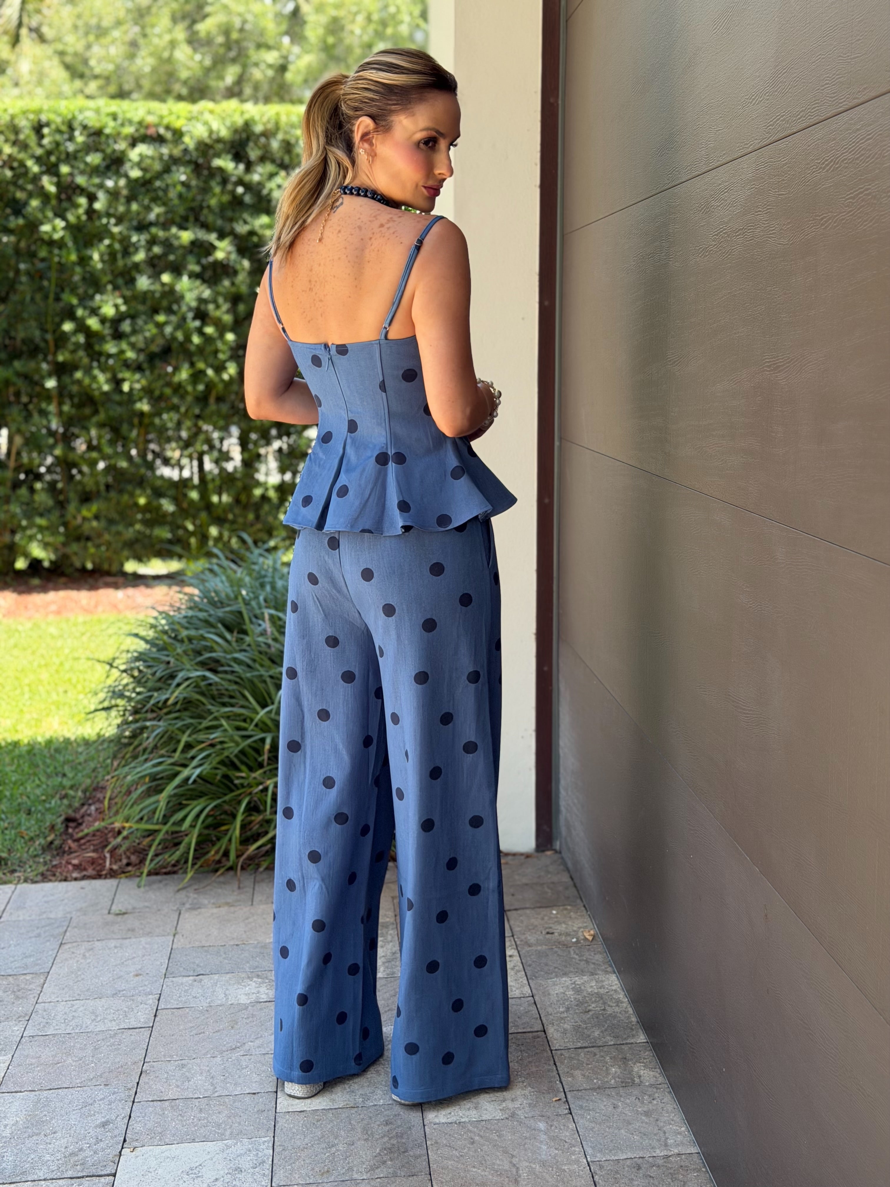 Set Polka Navy