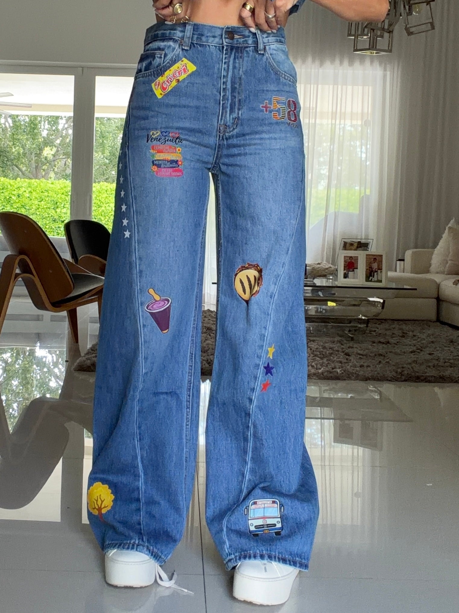 Jeans L8 sticker