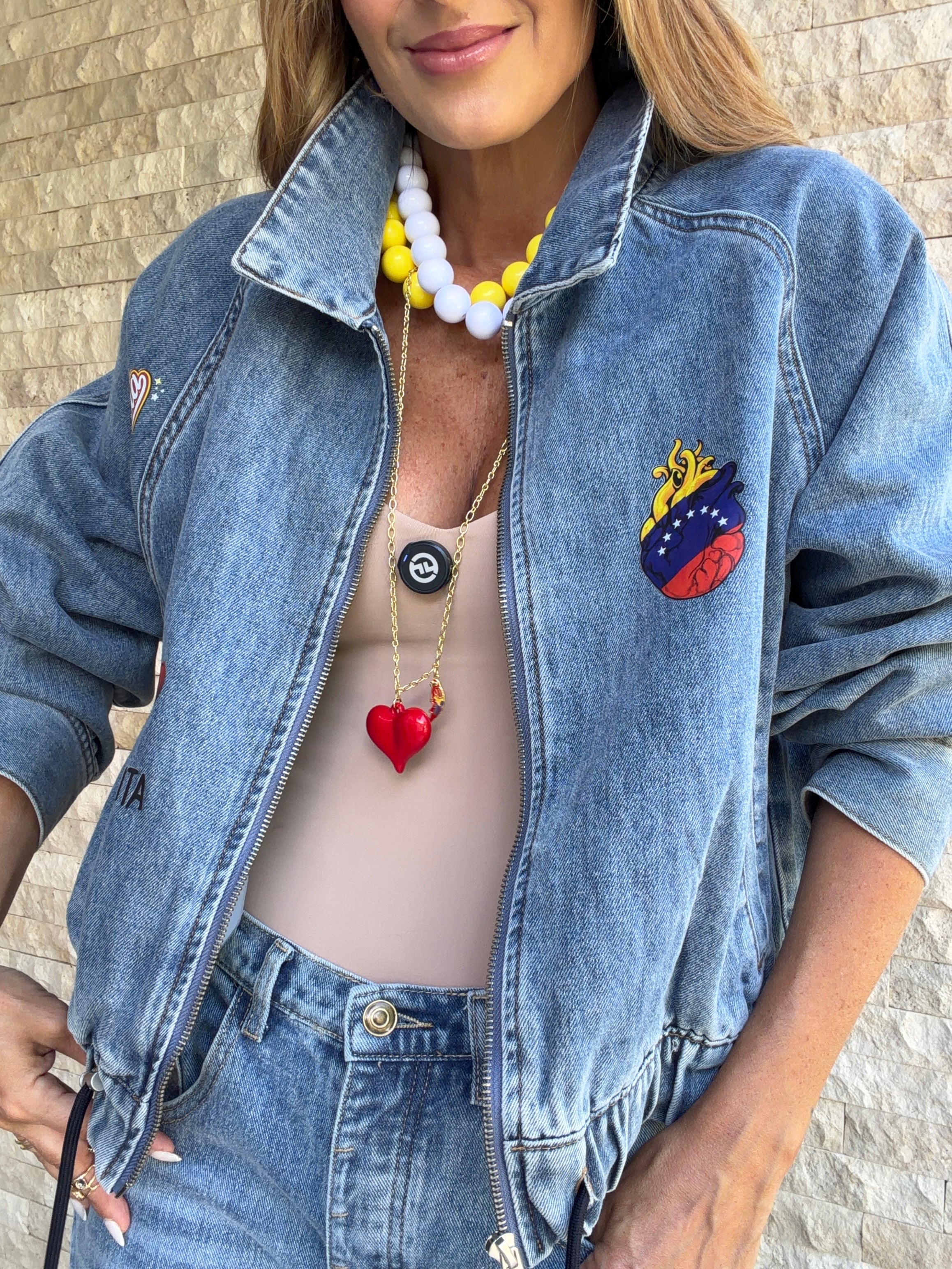 Jacket Denim Sticker