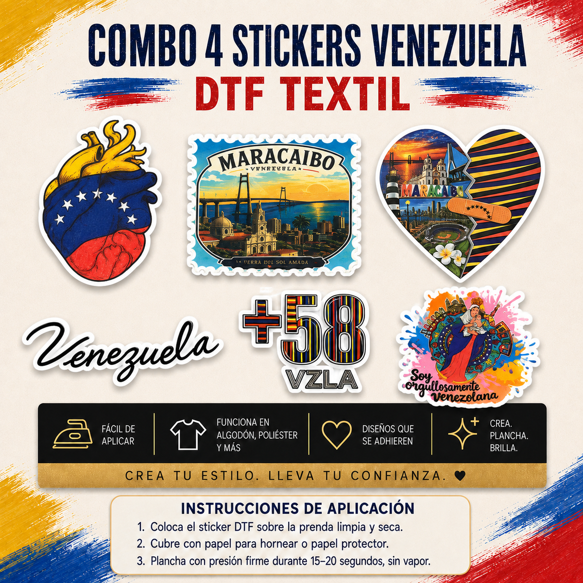 Sticker Combo Venezuela