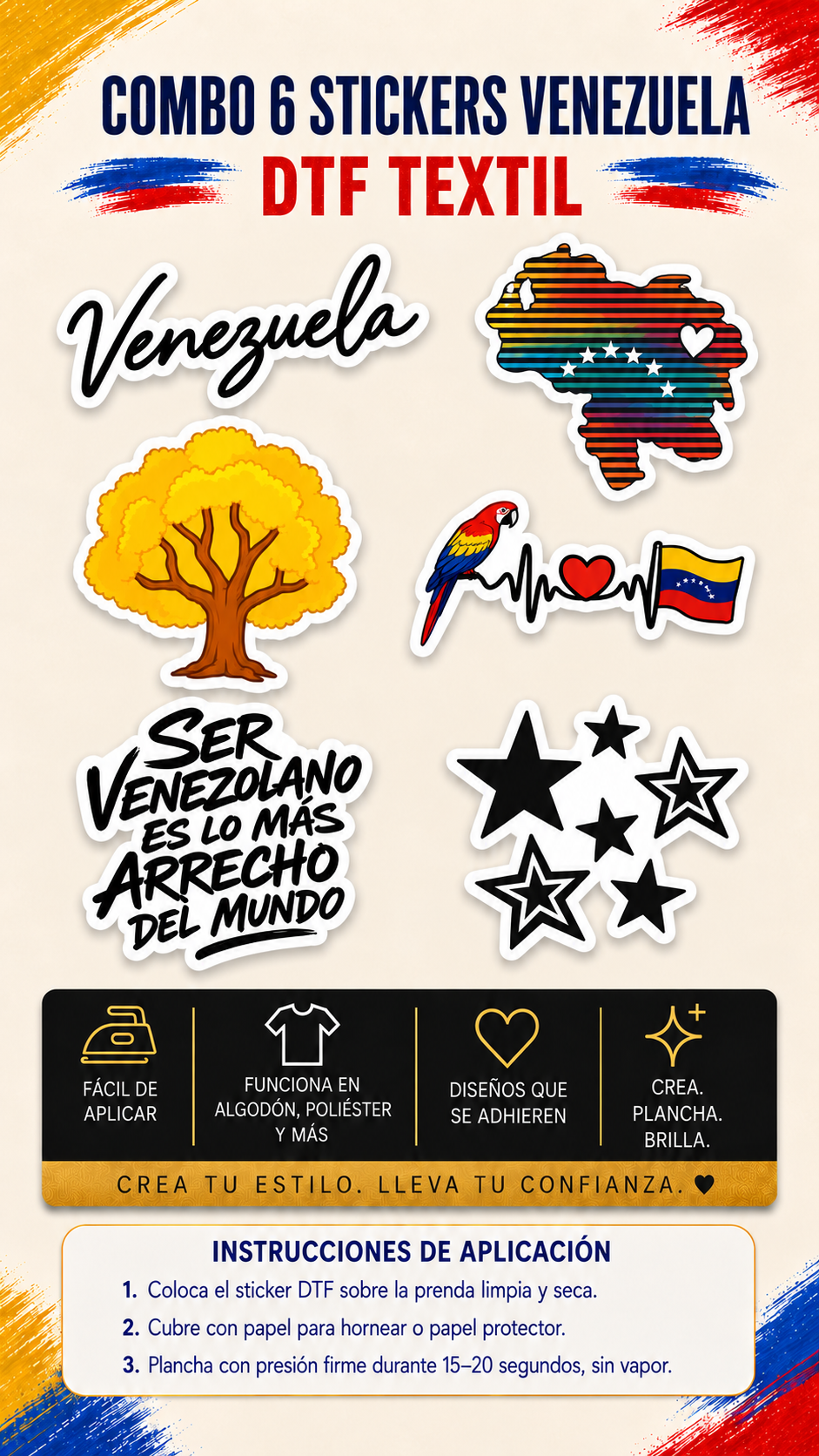 Sticker Combo Venezuela