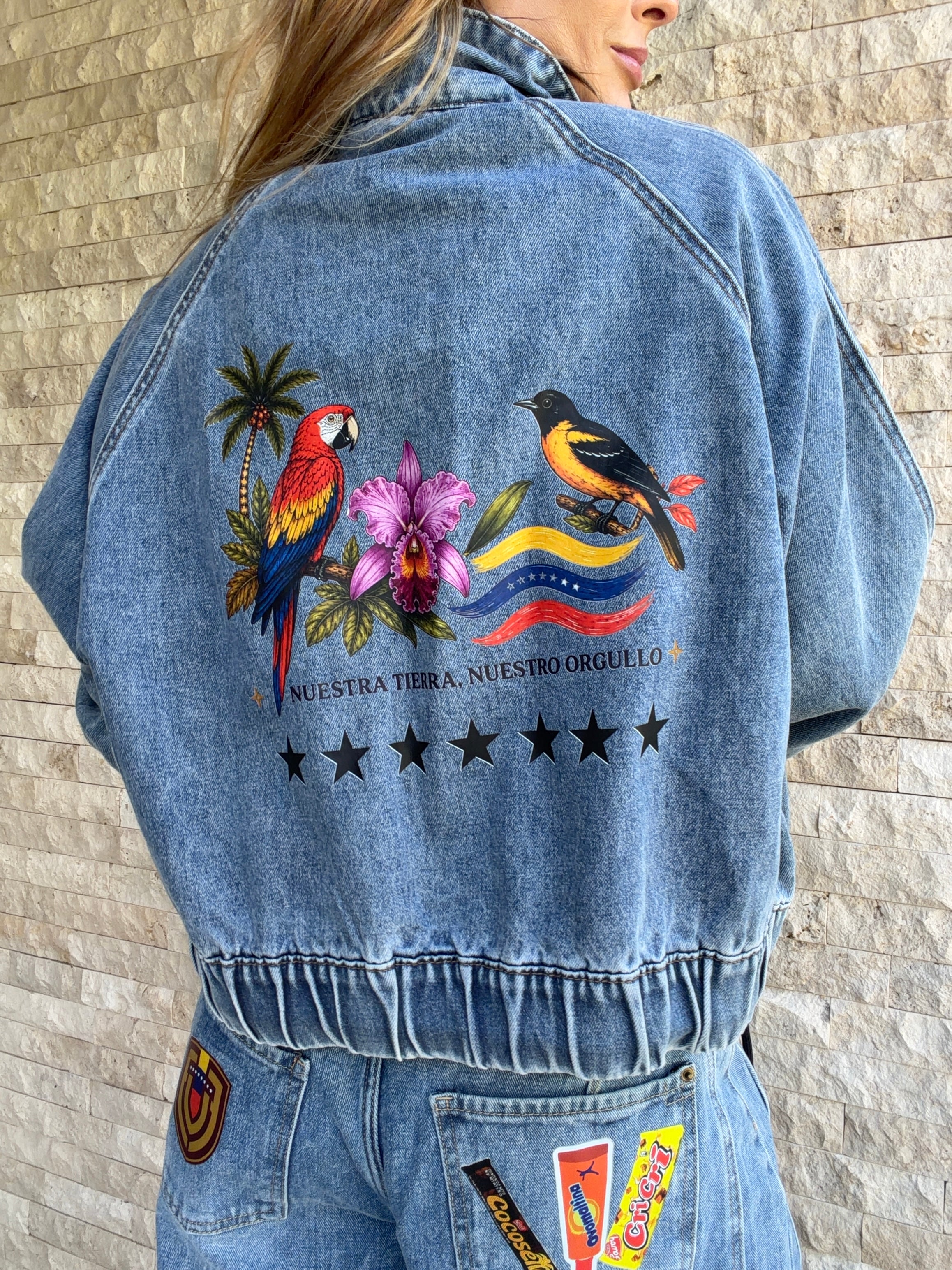 Jacket Denim Sticker
