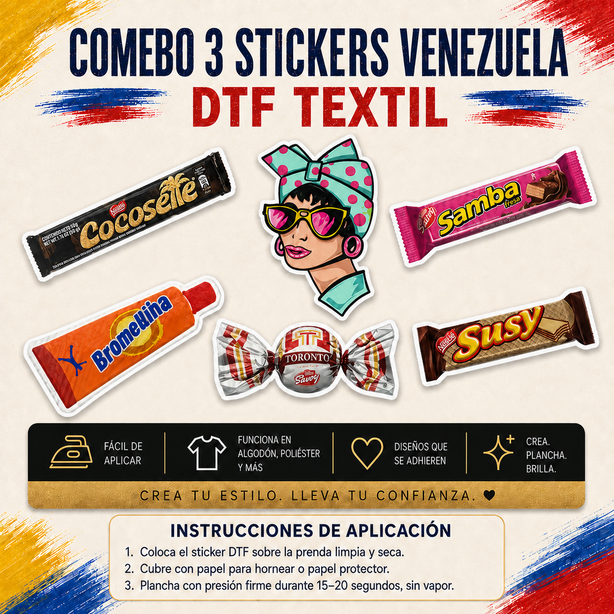 Sticker Combo Venezuela