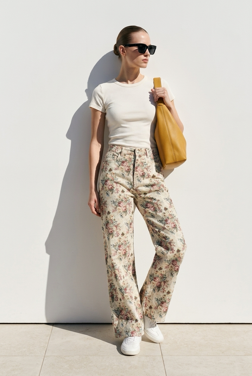 Jeans Floral wow