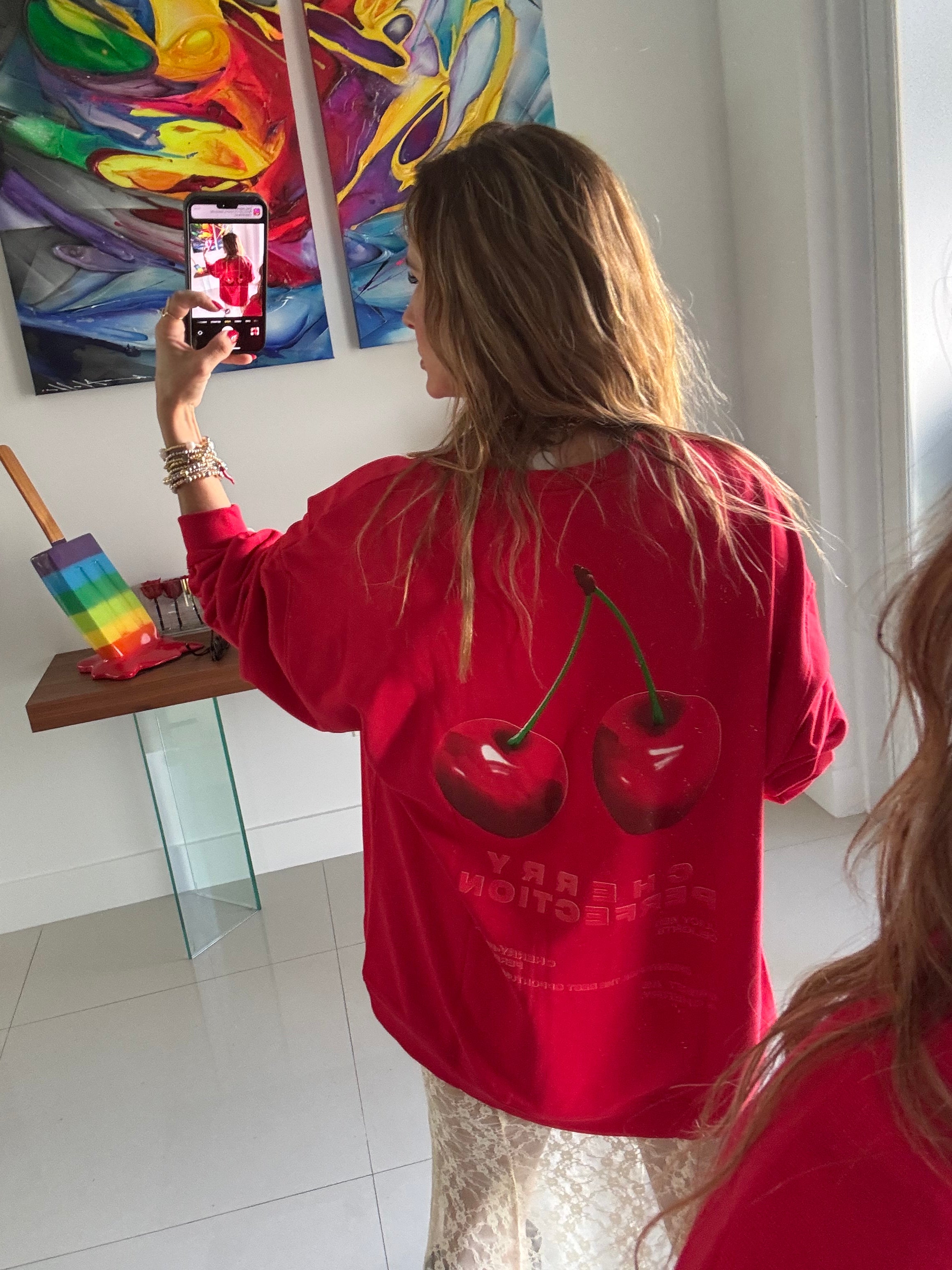 Sweater Cherry Love