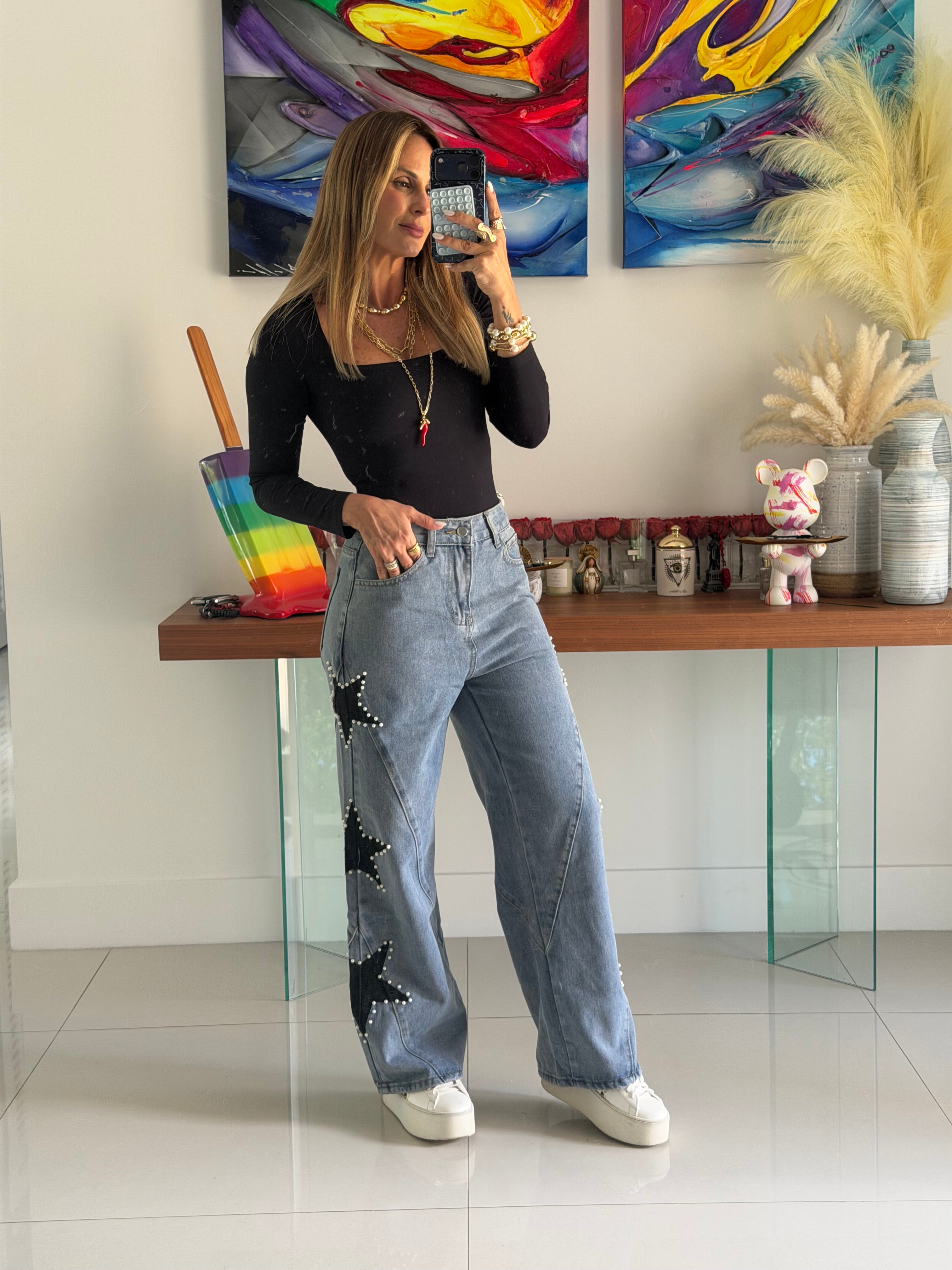 Jeans Stars Black