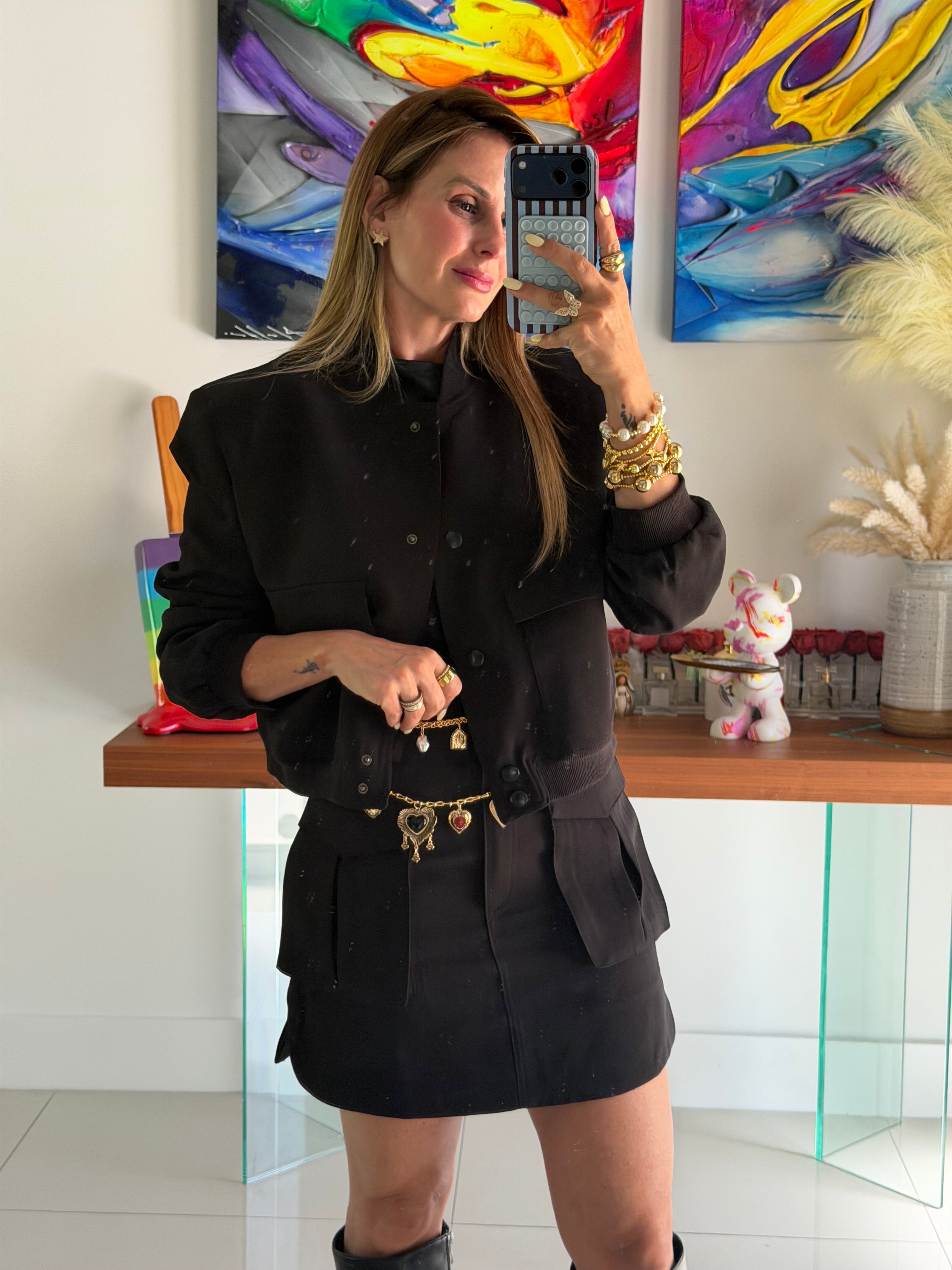 Set Bomber Skirt 8