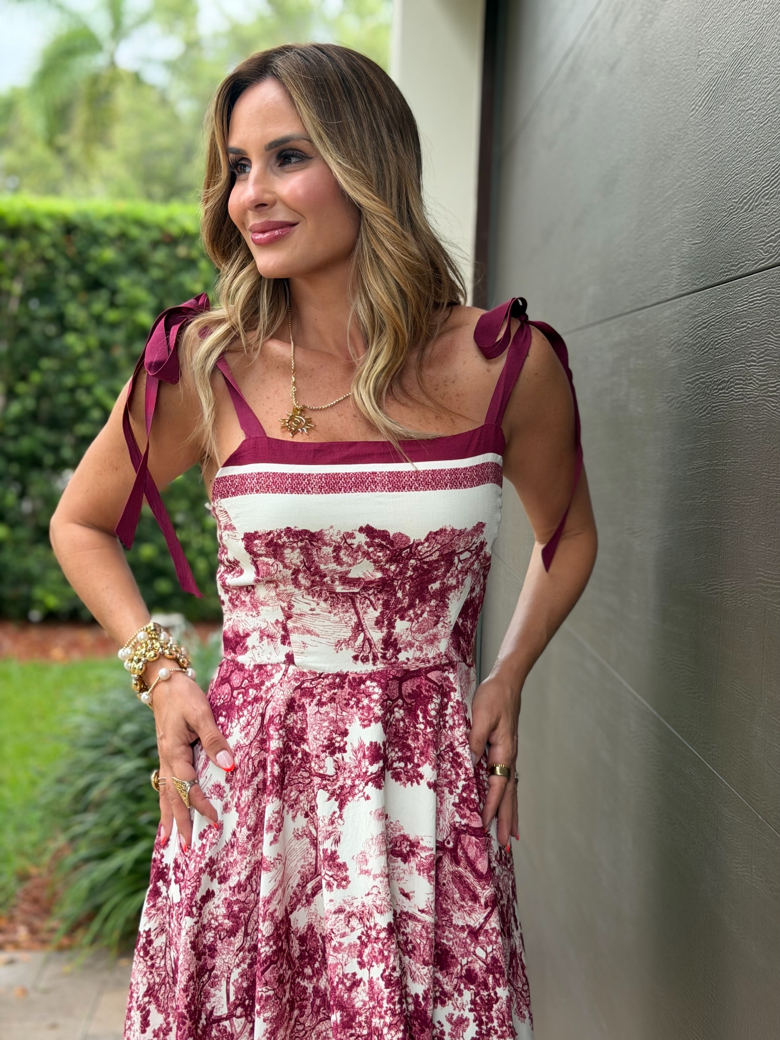 Dress Dior Wine
