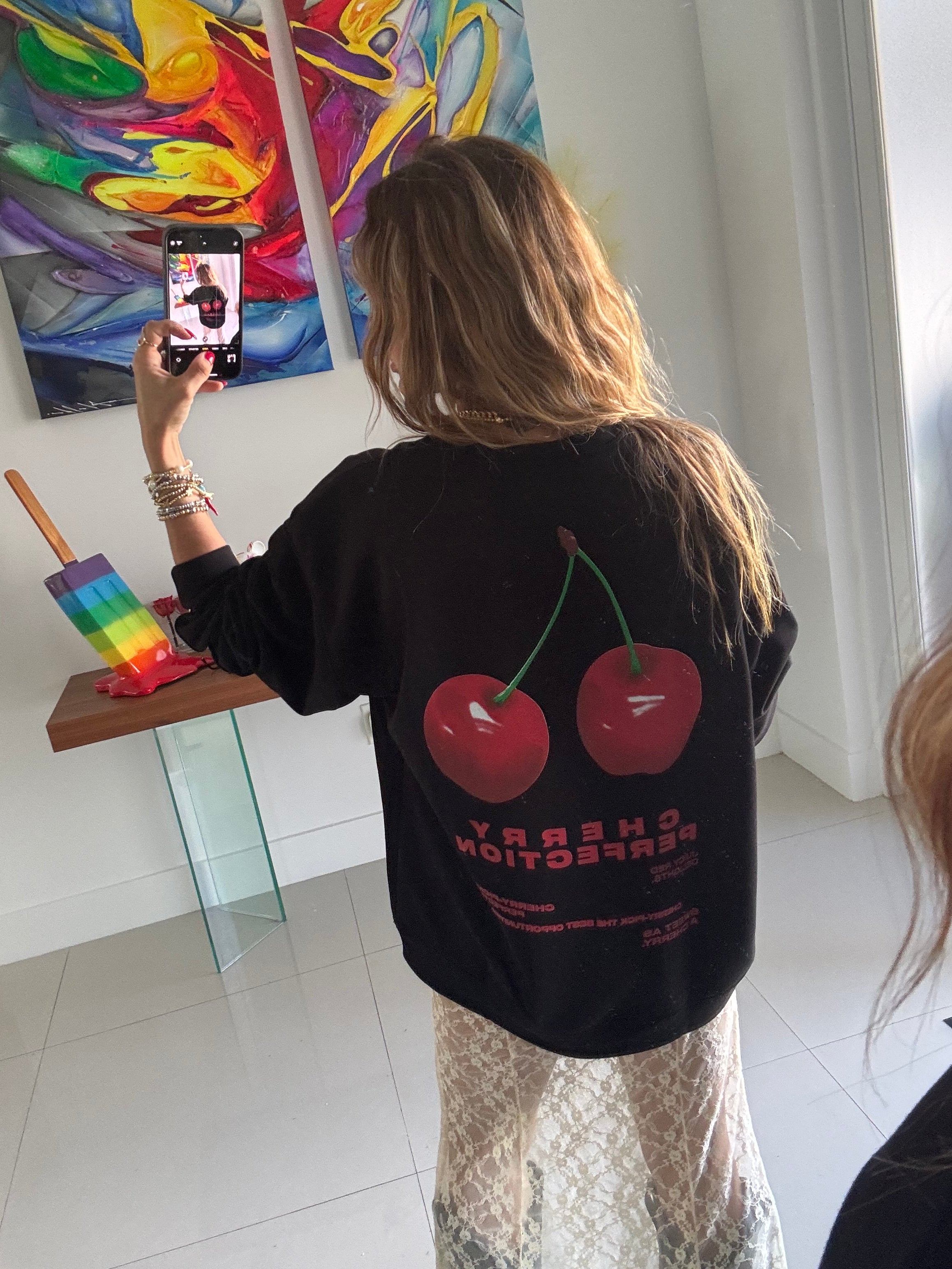 Sweater Cherry Love