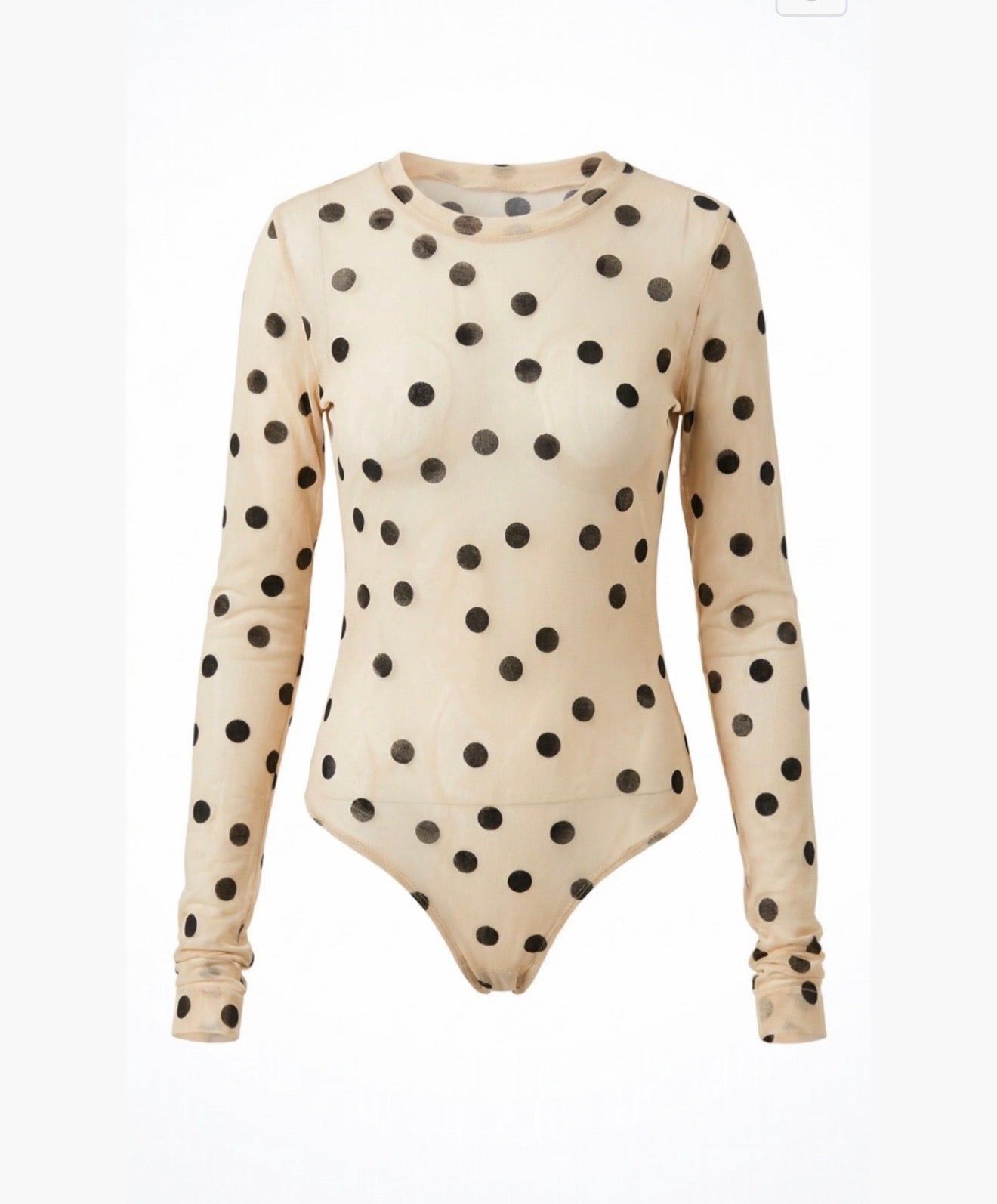 Bodysuit VSW Polka 90 (pre orden negro y beige)
