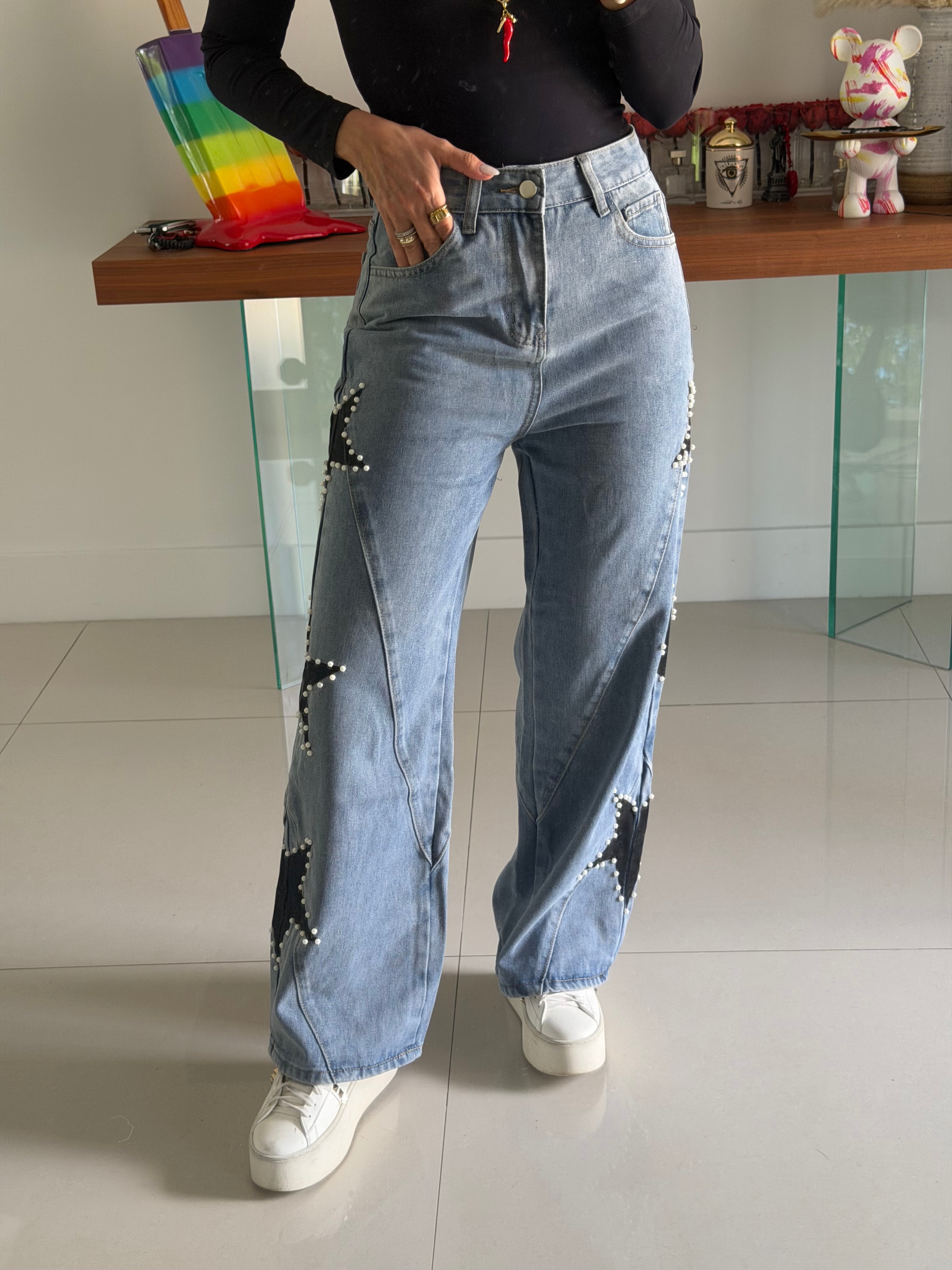 Jeans Stars Black