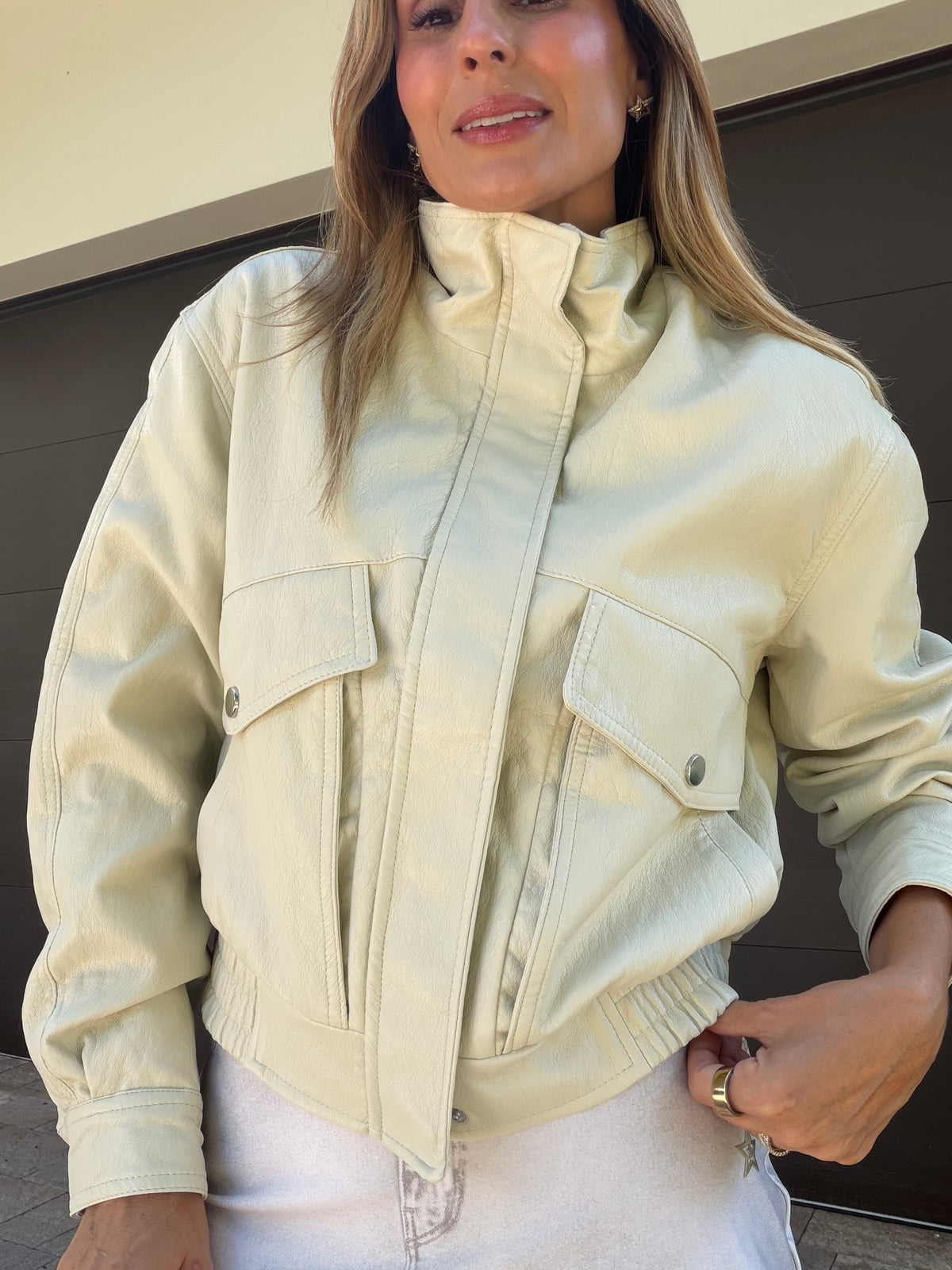 Jacket Cuero Viral