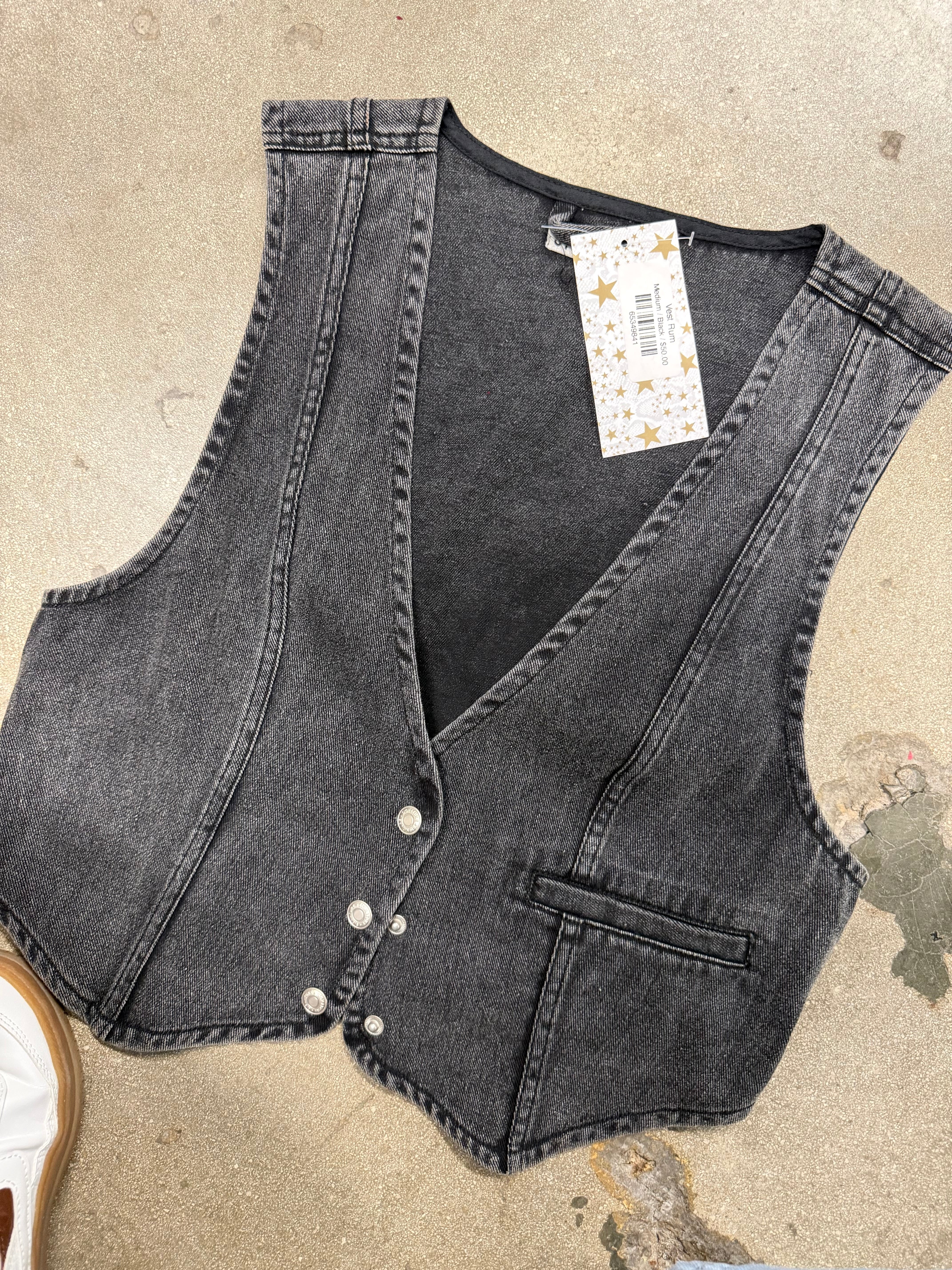 Vest Denim Rum