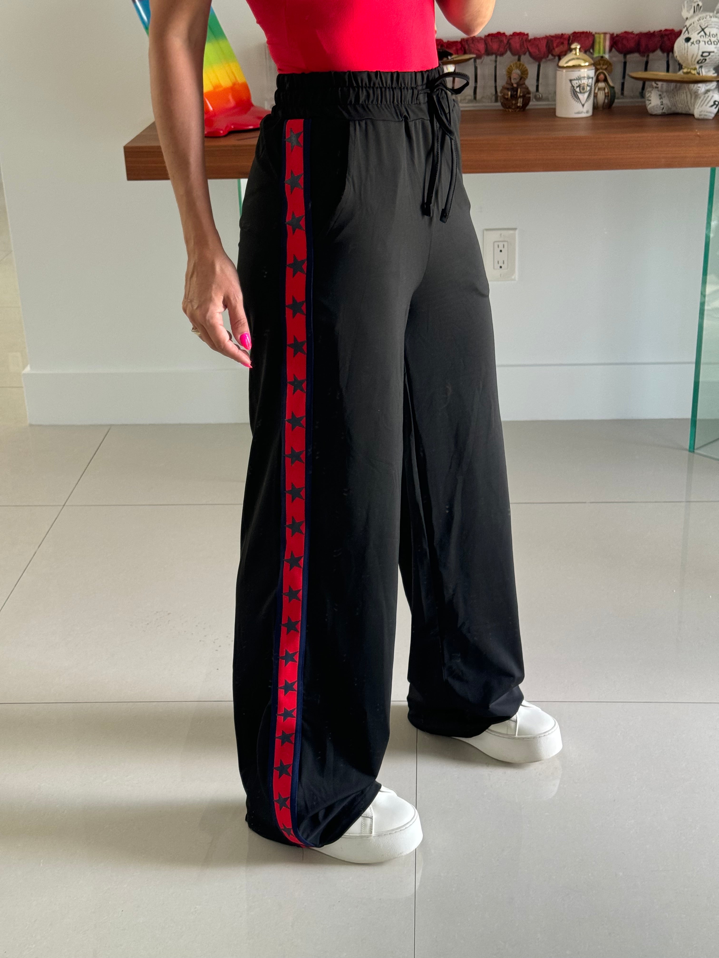 Pant Stars Red 22
