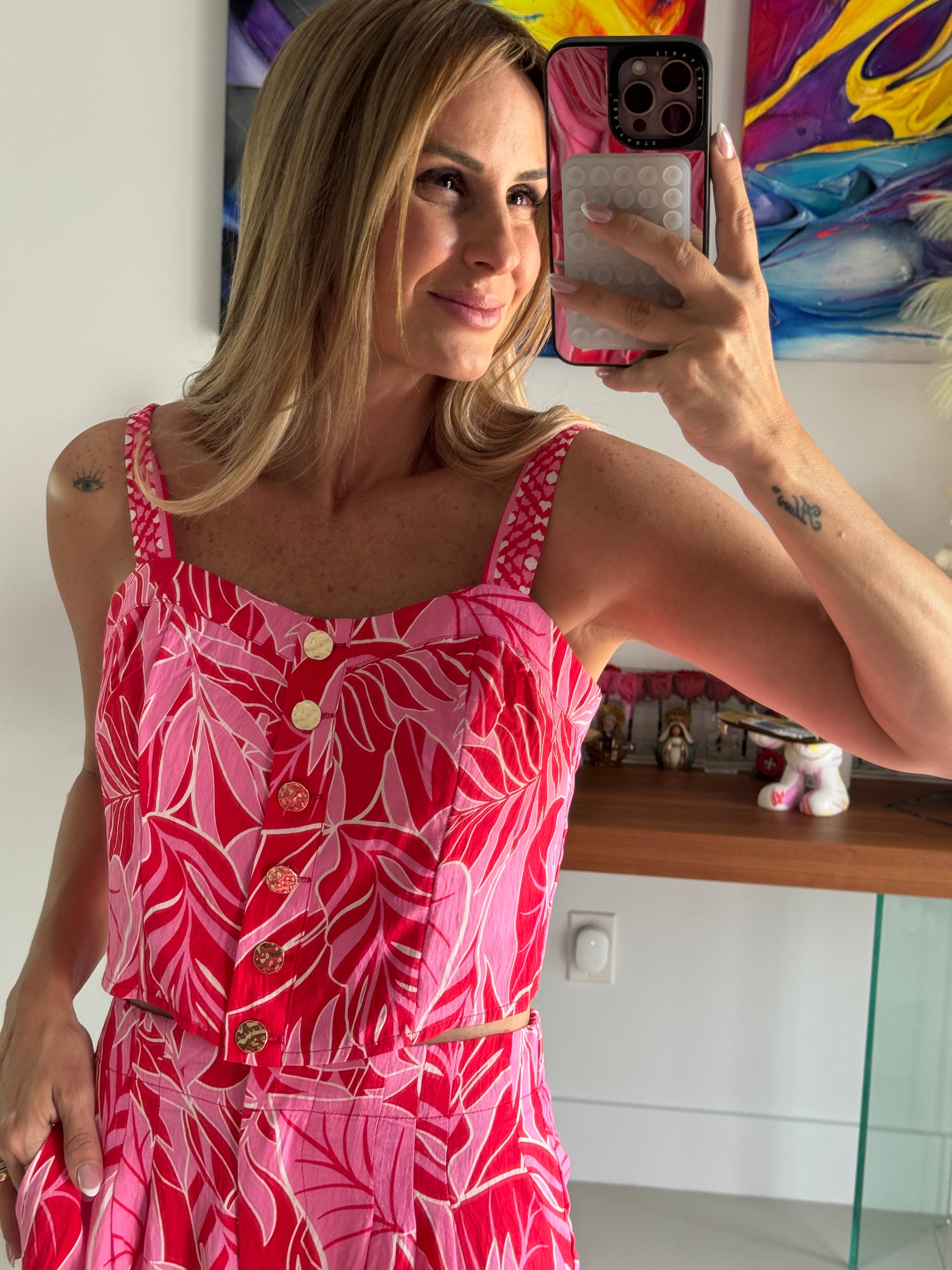 Set Pink Red