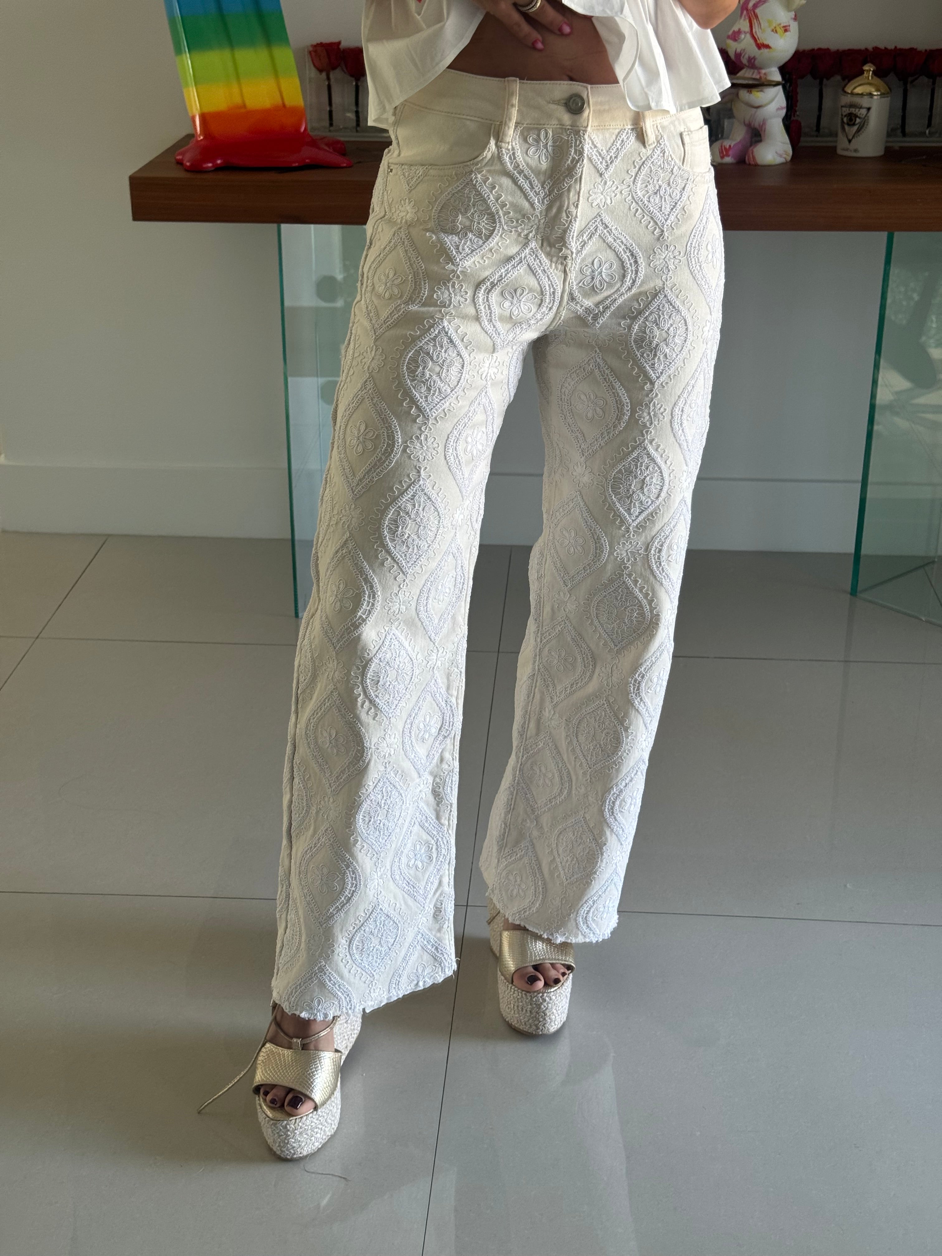 Jeans Boho Beige