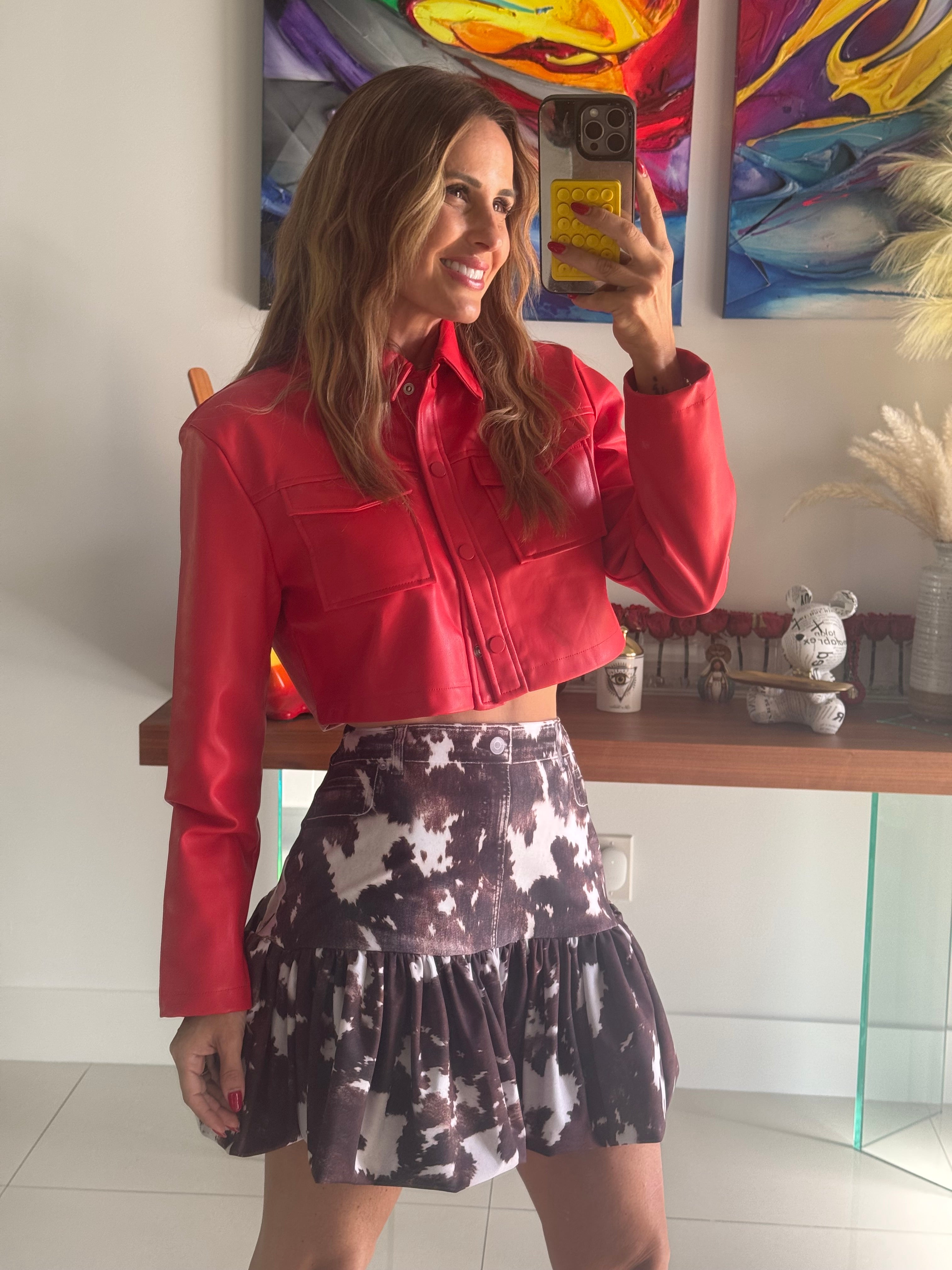Crop Jacket Red 88