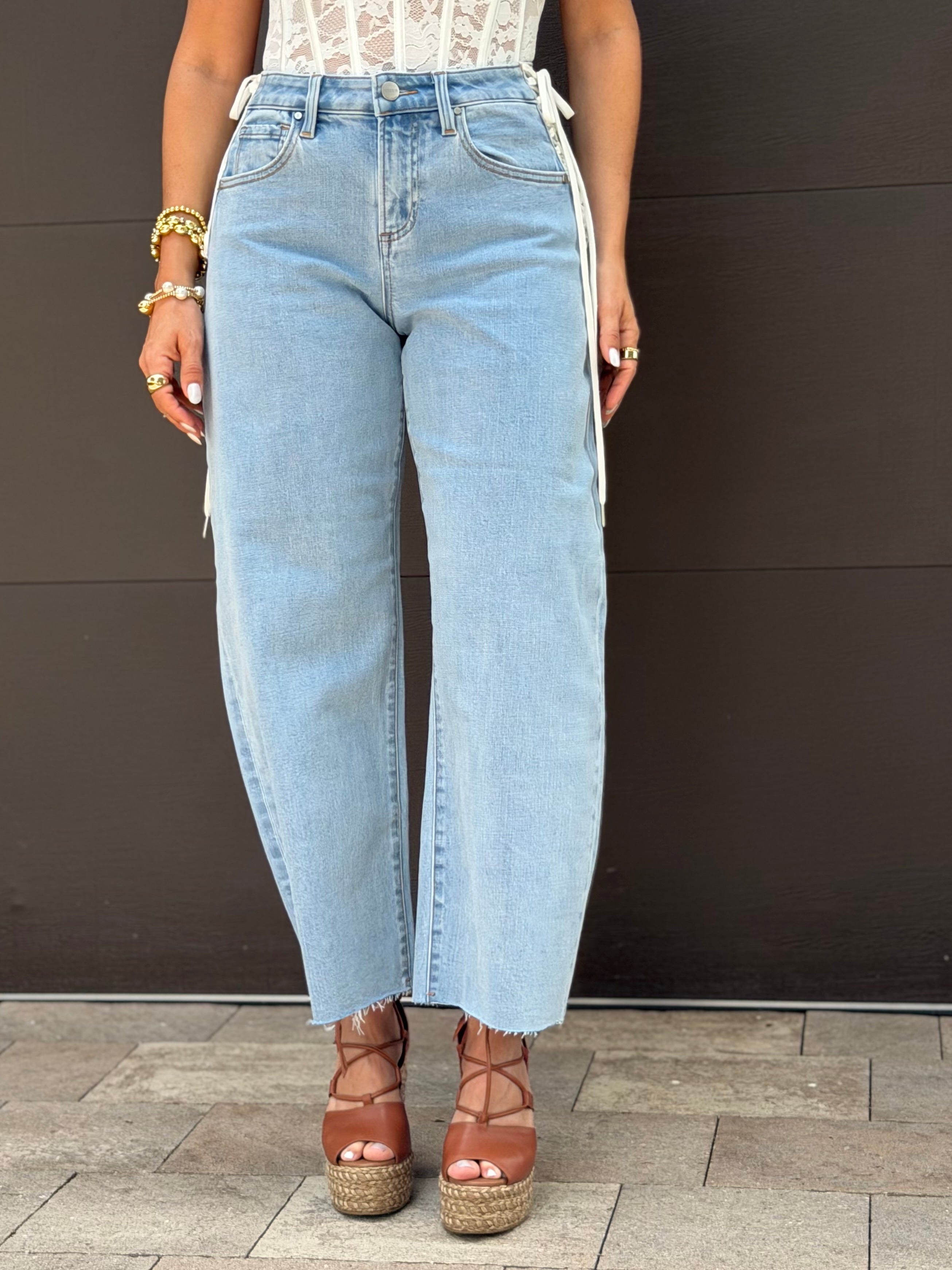 Jeans trenza