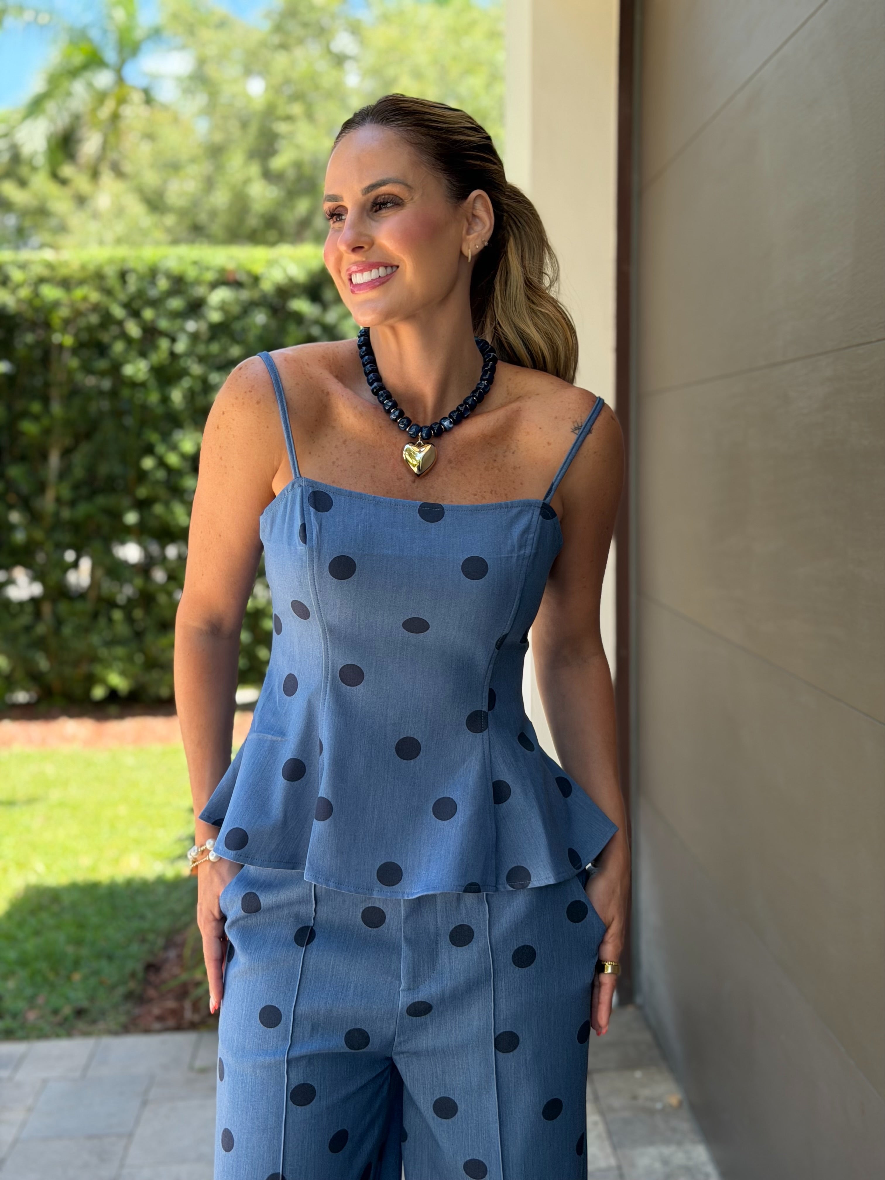 Set Polka Navy