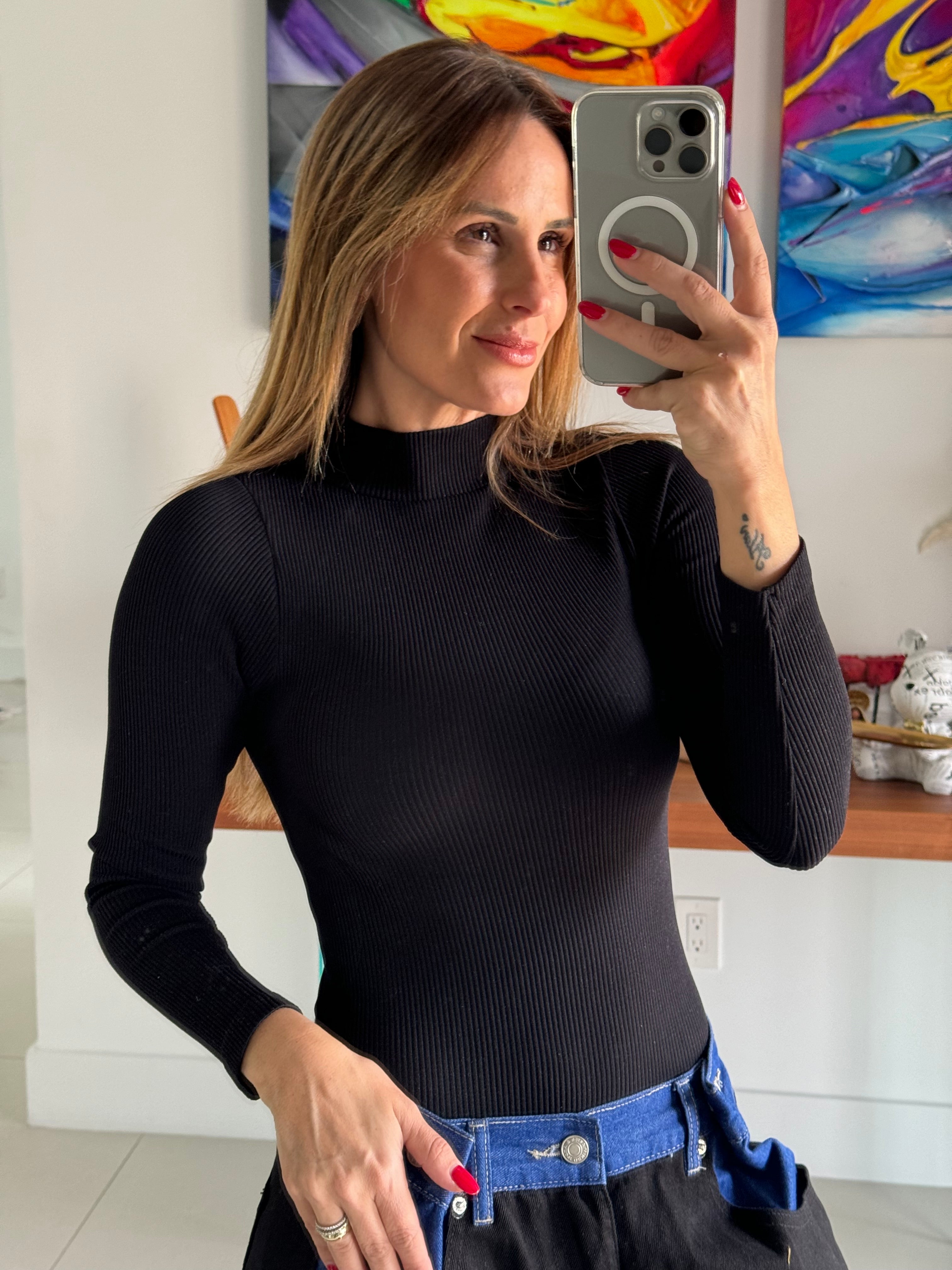 Bodysuit Cuello Alto