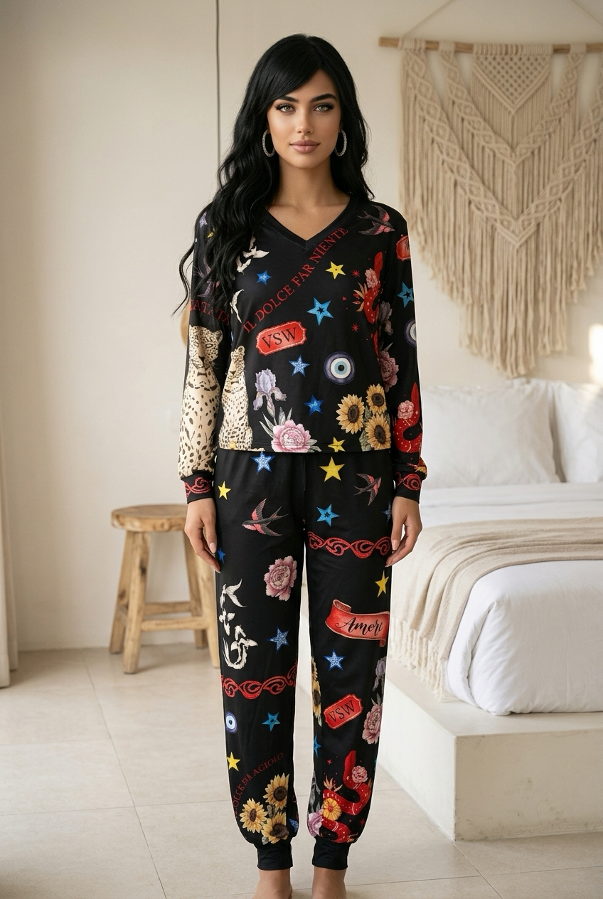 Pijama VSW Amore Black
