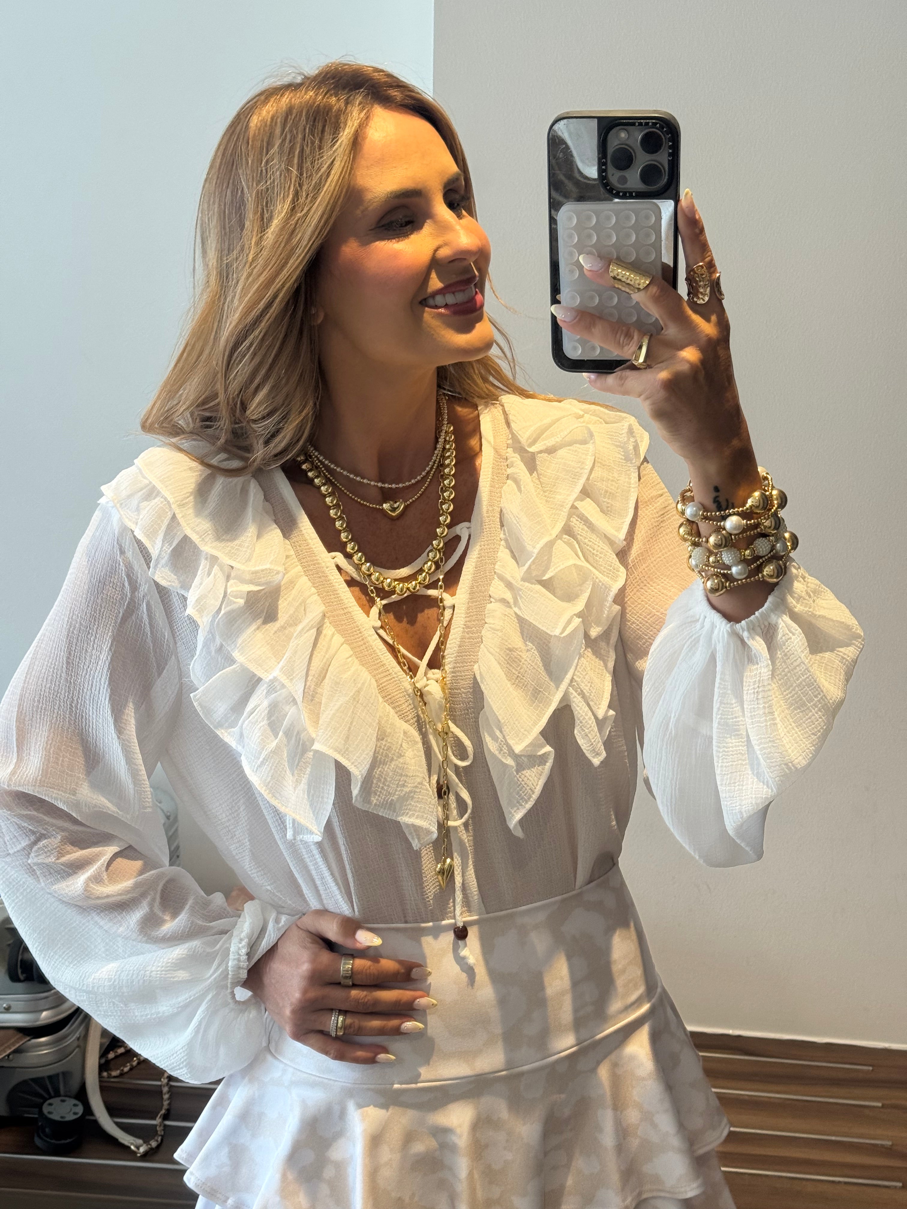 Top Blanco Boho