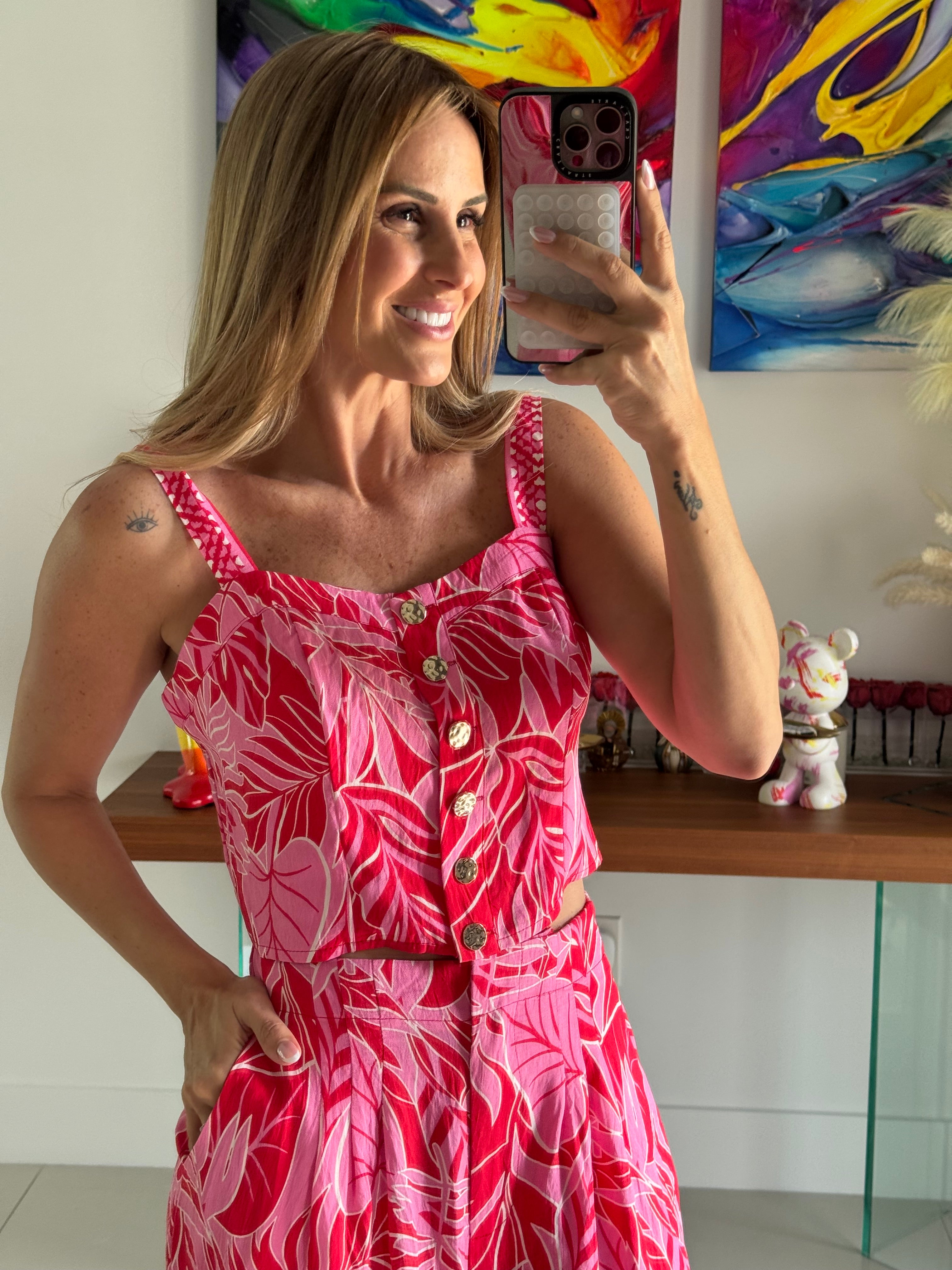 Set Pink Red