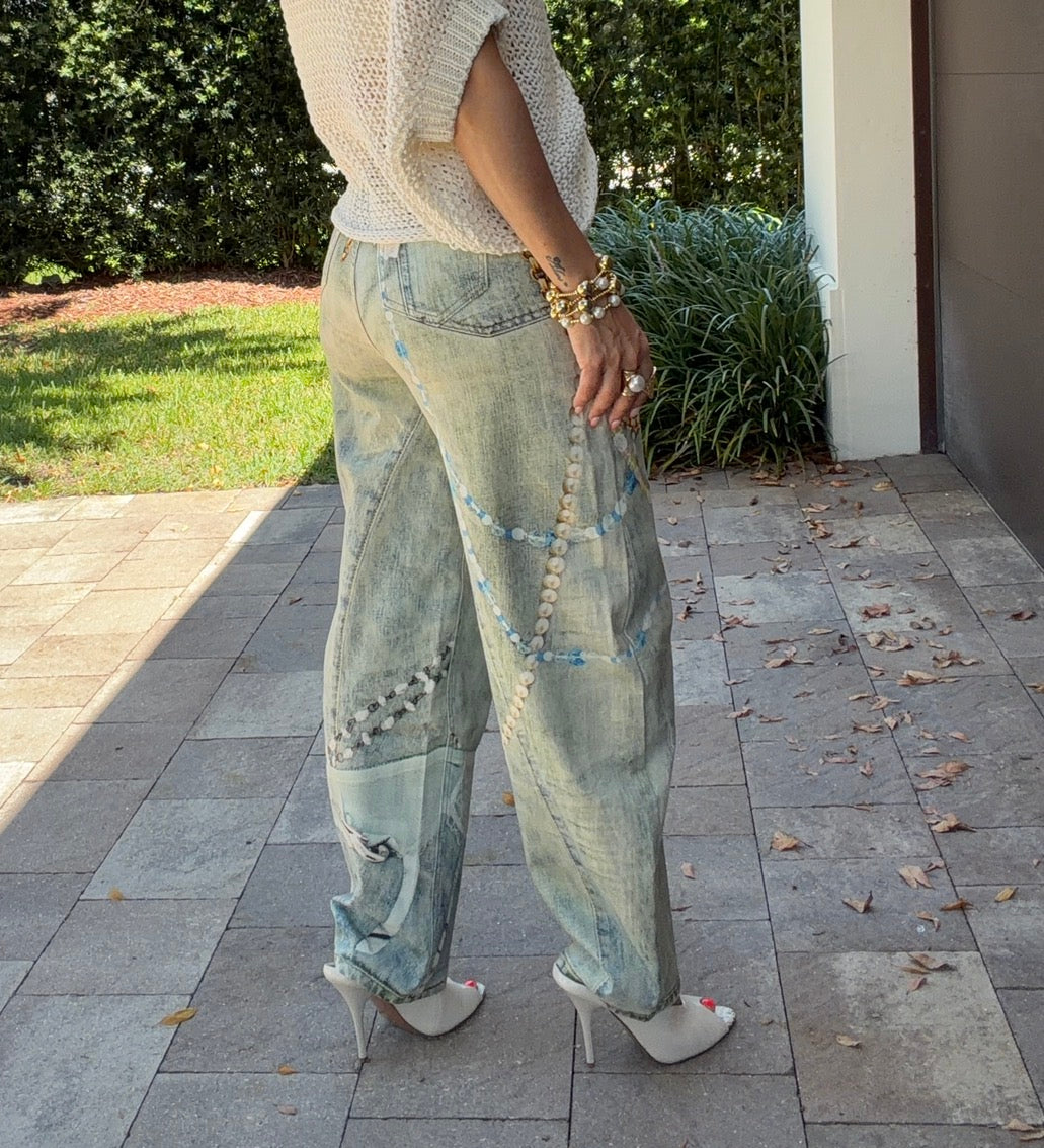 Jeans Barrel Cadena
